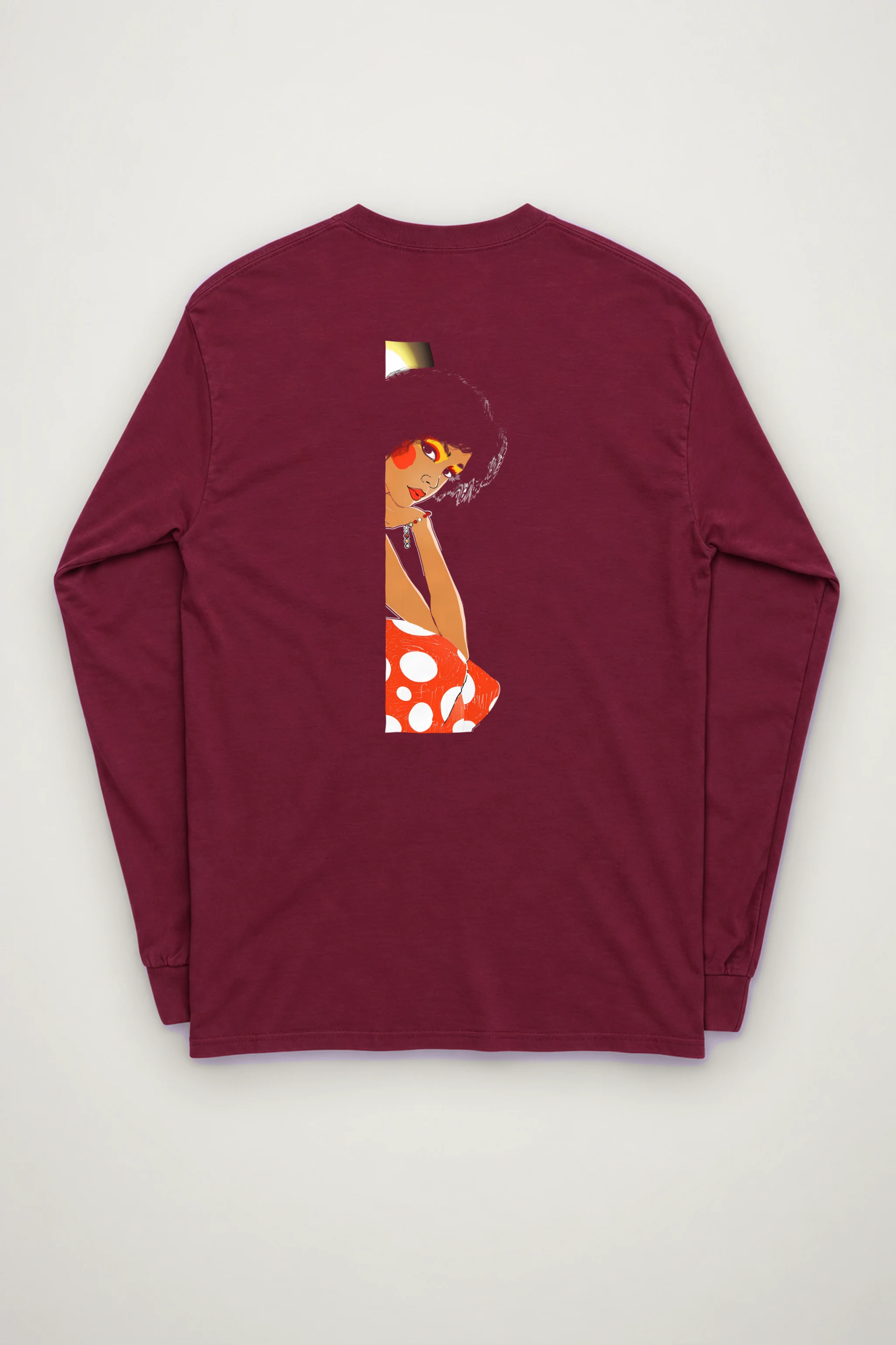 "Polka Dot Muse" Unisex Longsleeve T-shirt