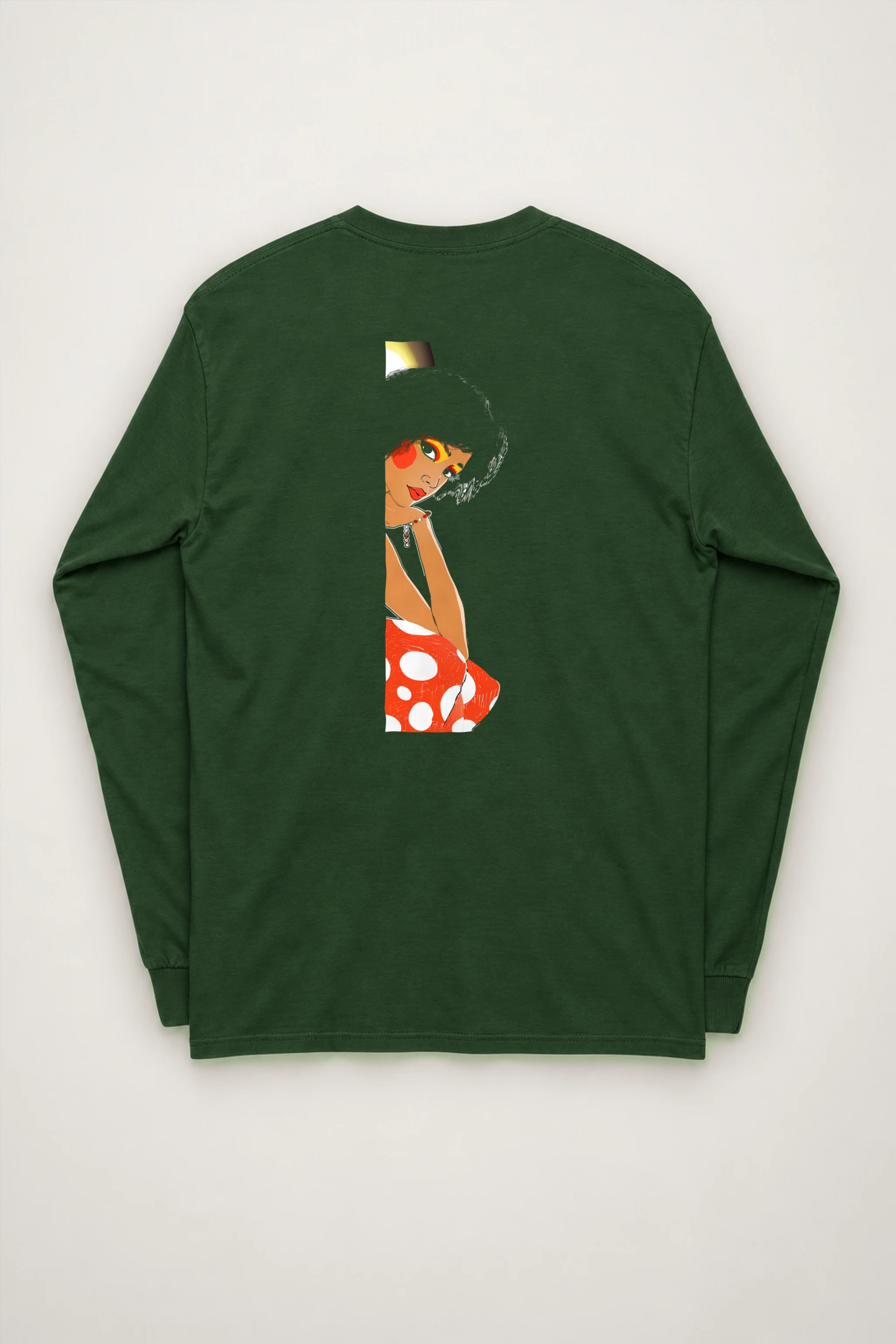 "Polka Dot Muse" Unisex Longsleeve T-shirt