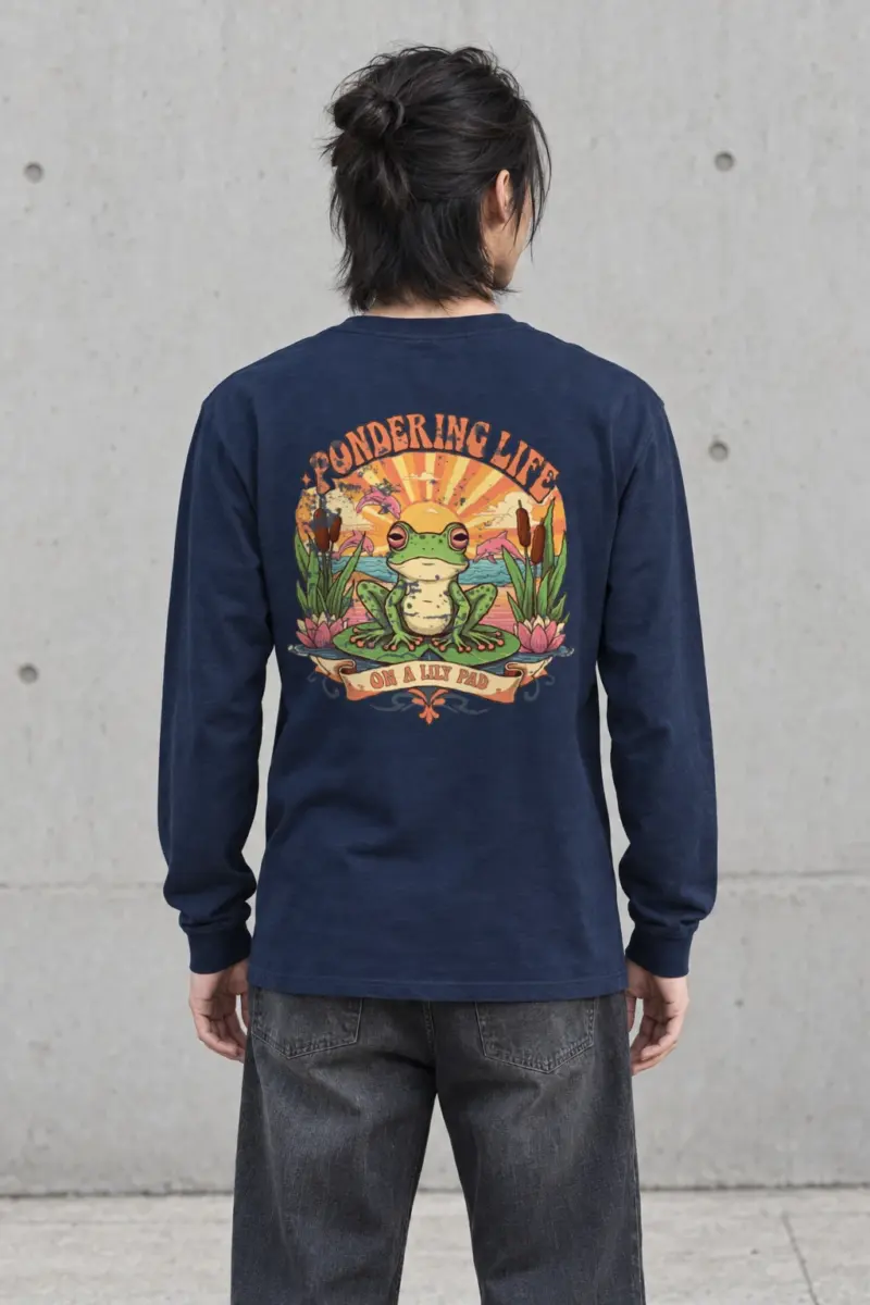 "Pondering Life" Unisex Longsleeve T-shirt