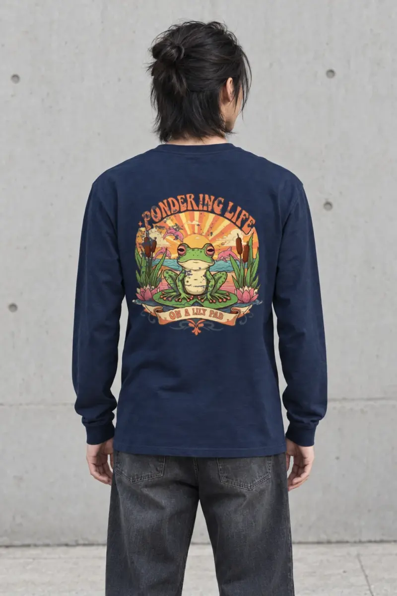 "Pondering Life" Unisex Longsleeve T-shirt
