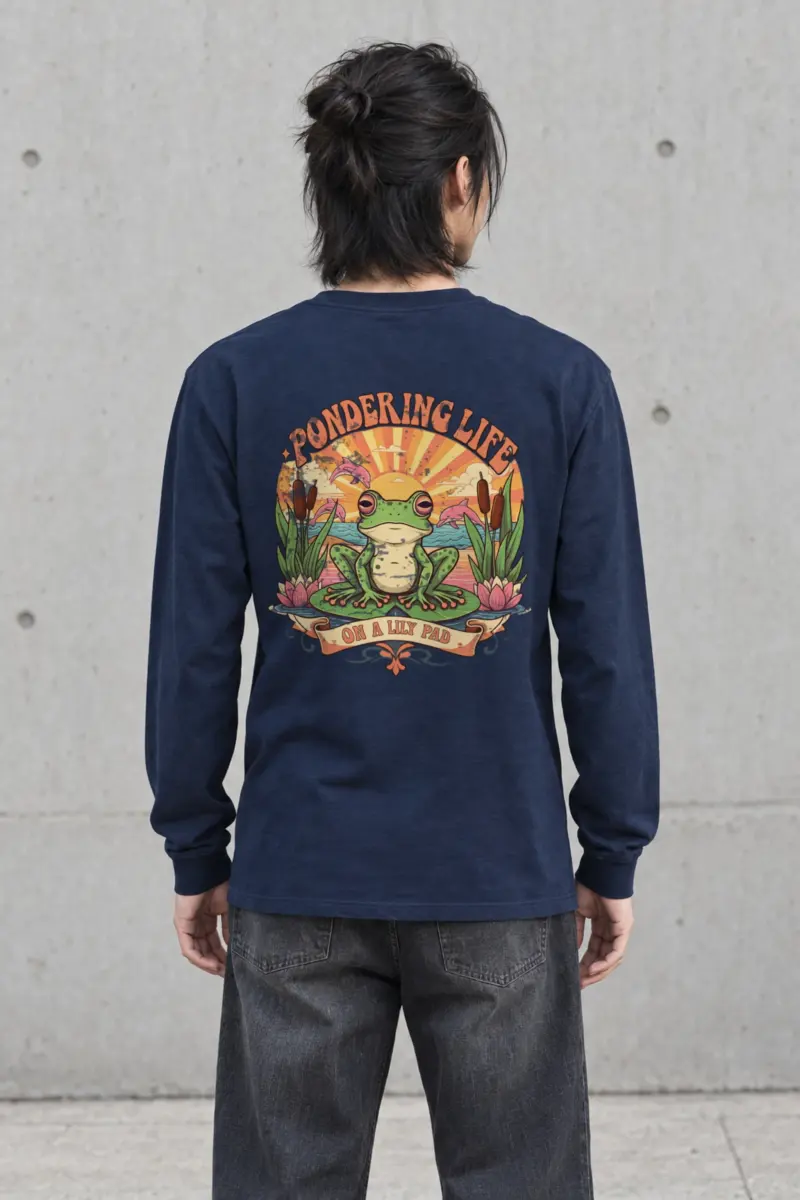 "Pondering Life" Unisex Longsleeve T-shirt