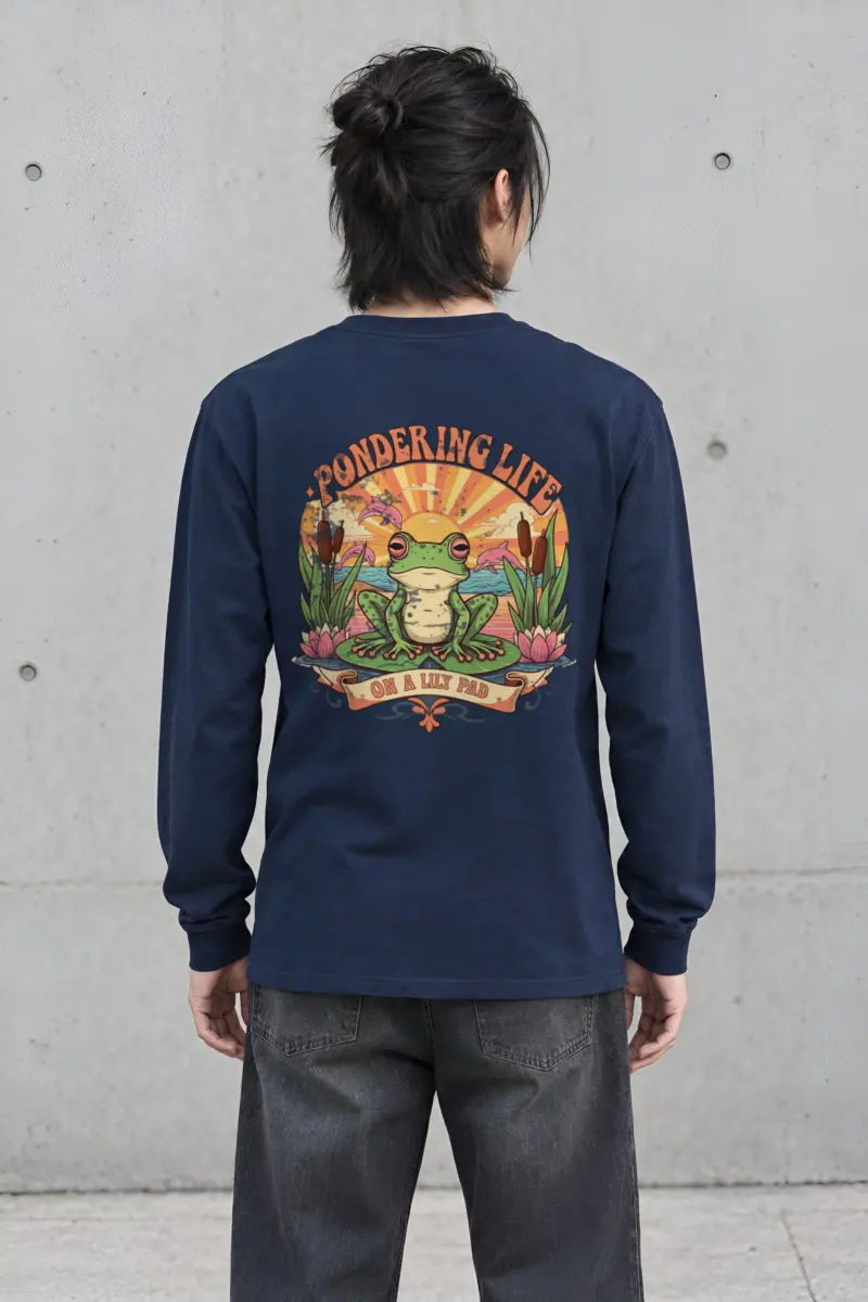 "Pondering Life" Unisex Longsleeve T-shirt