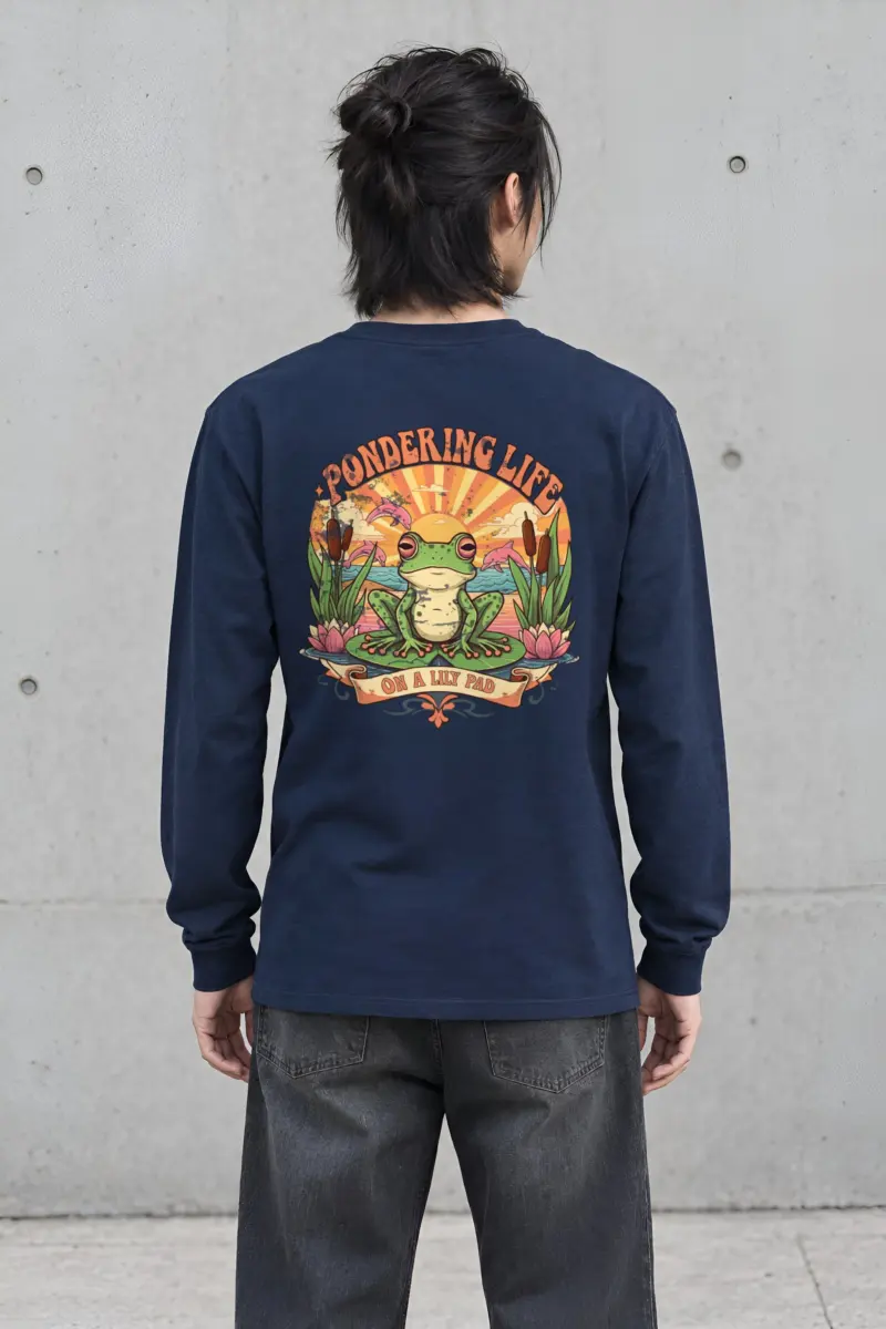 "Pondering Life" Unisex Longsleeve T-shirt