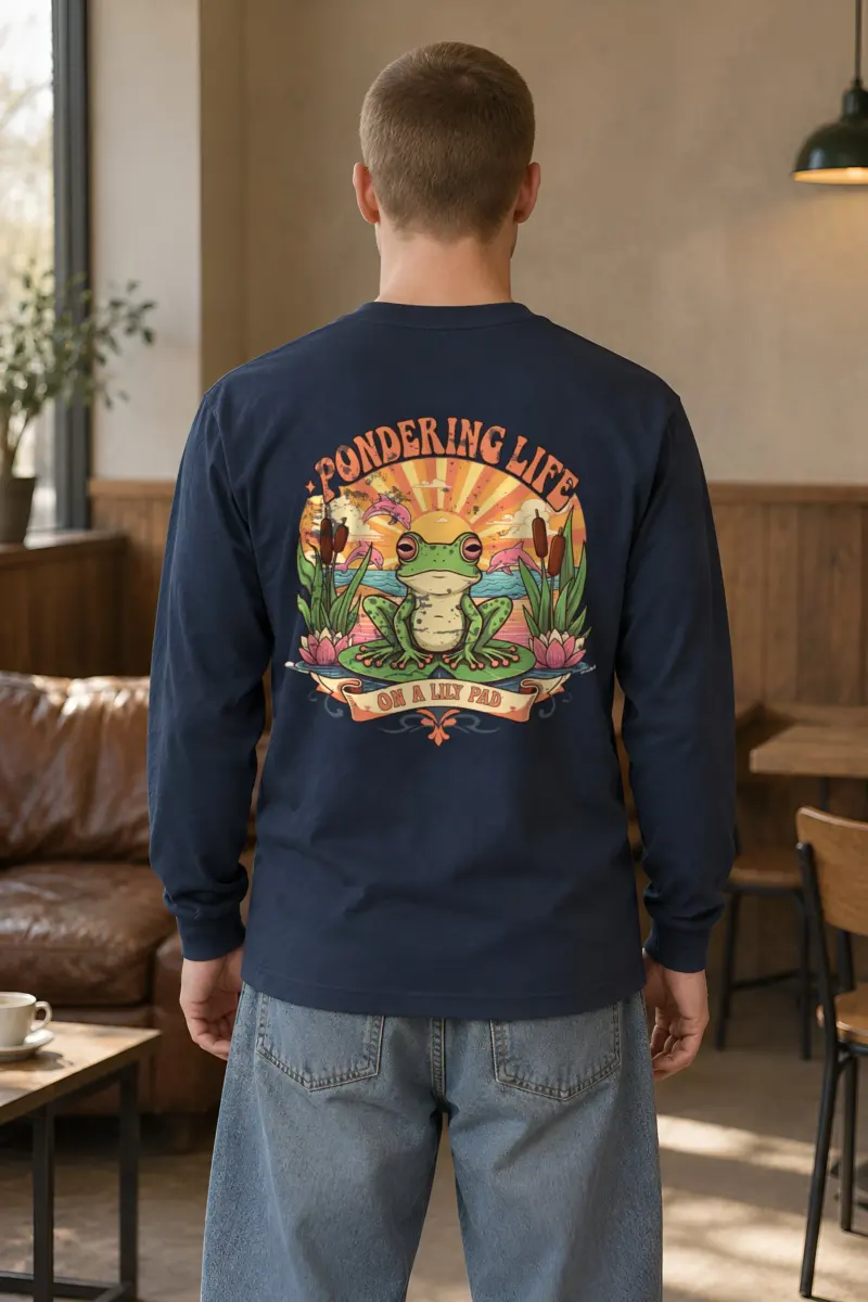 "Pondering Life" Unisex Longsleeve T-shirt