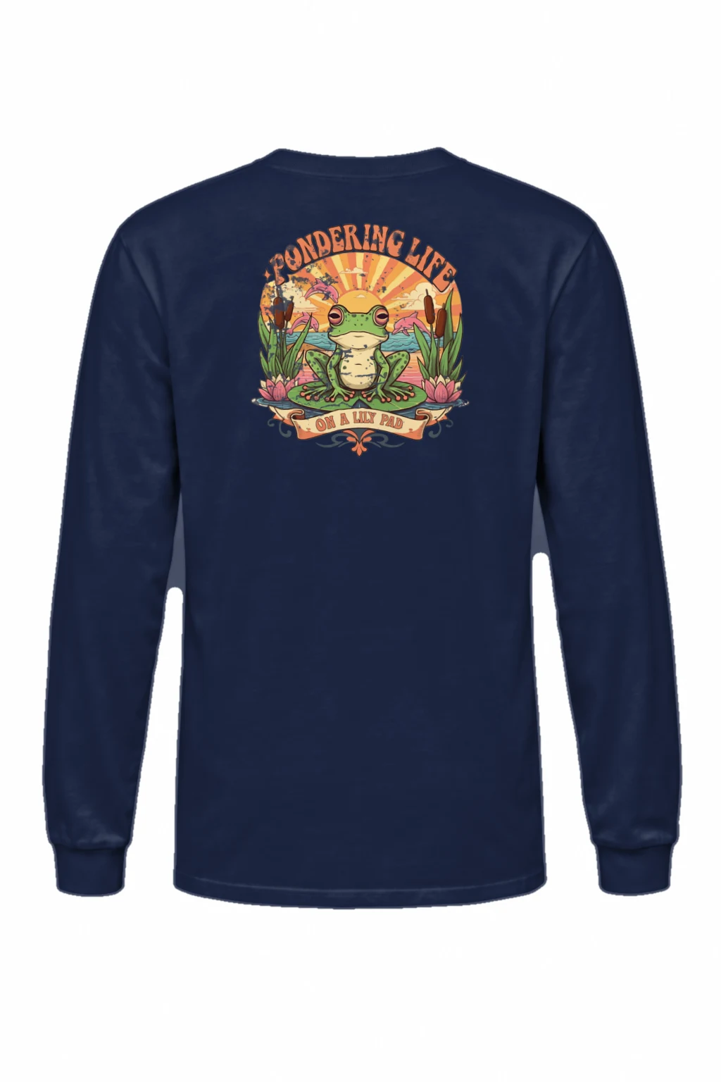 "Pondering Life" Unisex Longsleeve T-shirt | Gildan 2400