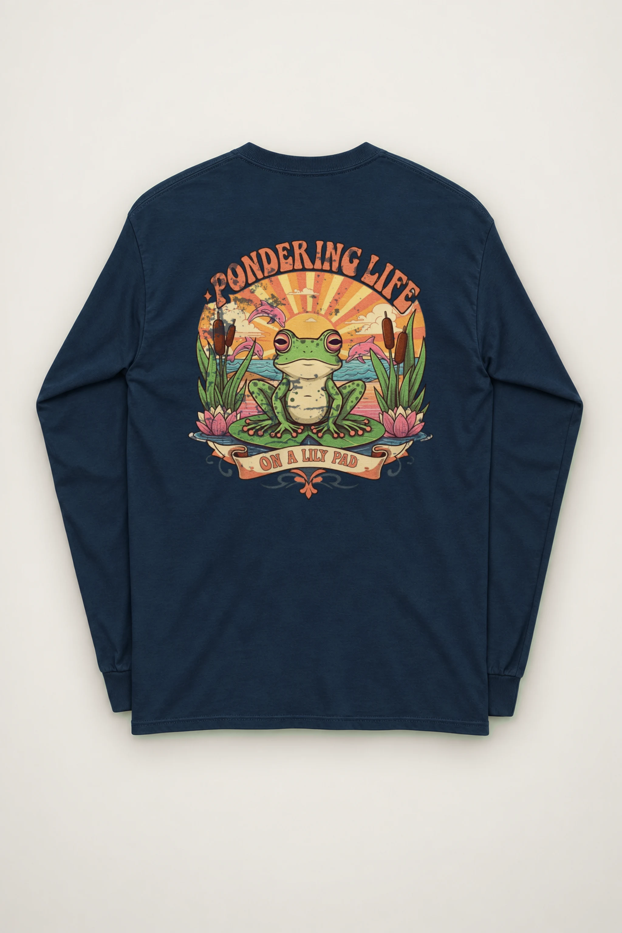 "Pondering Life" Unisex Longsleeve T-shirt