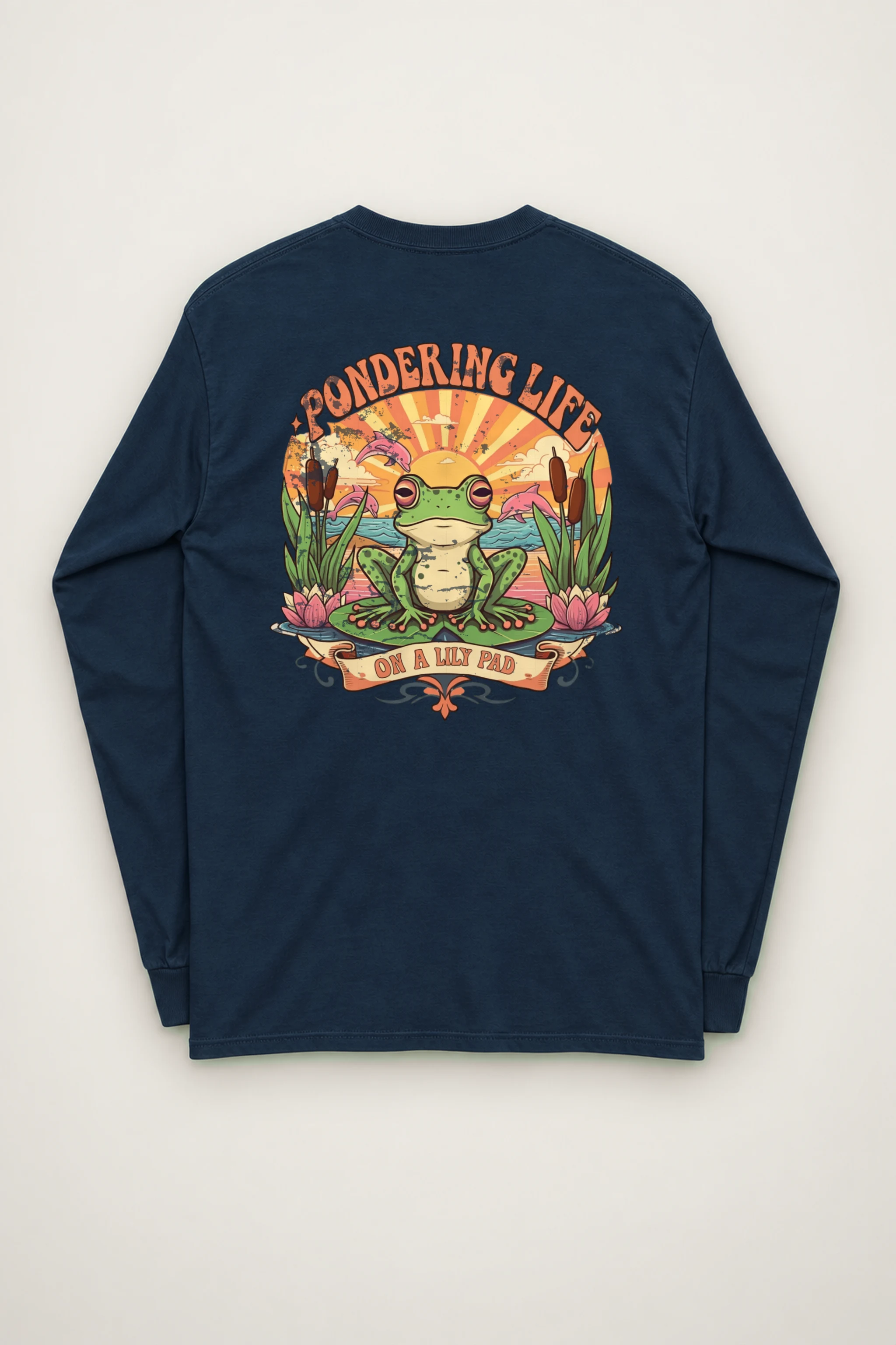 "Pondering Life" Unisex Longsleeve T-shirt