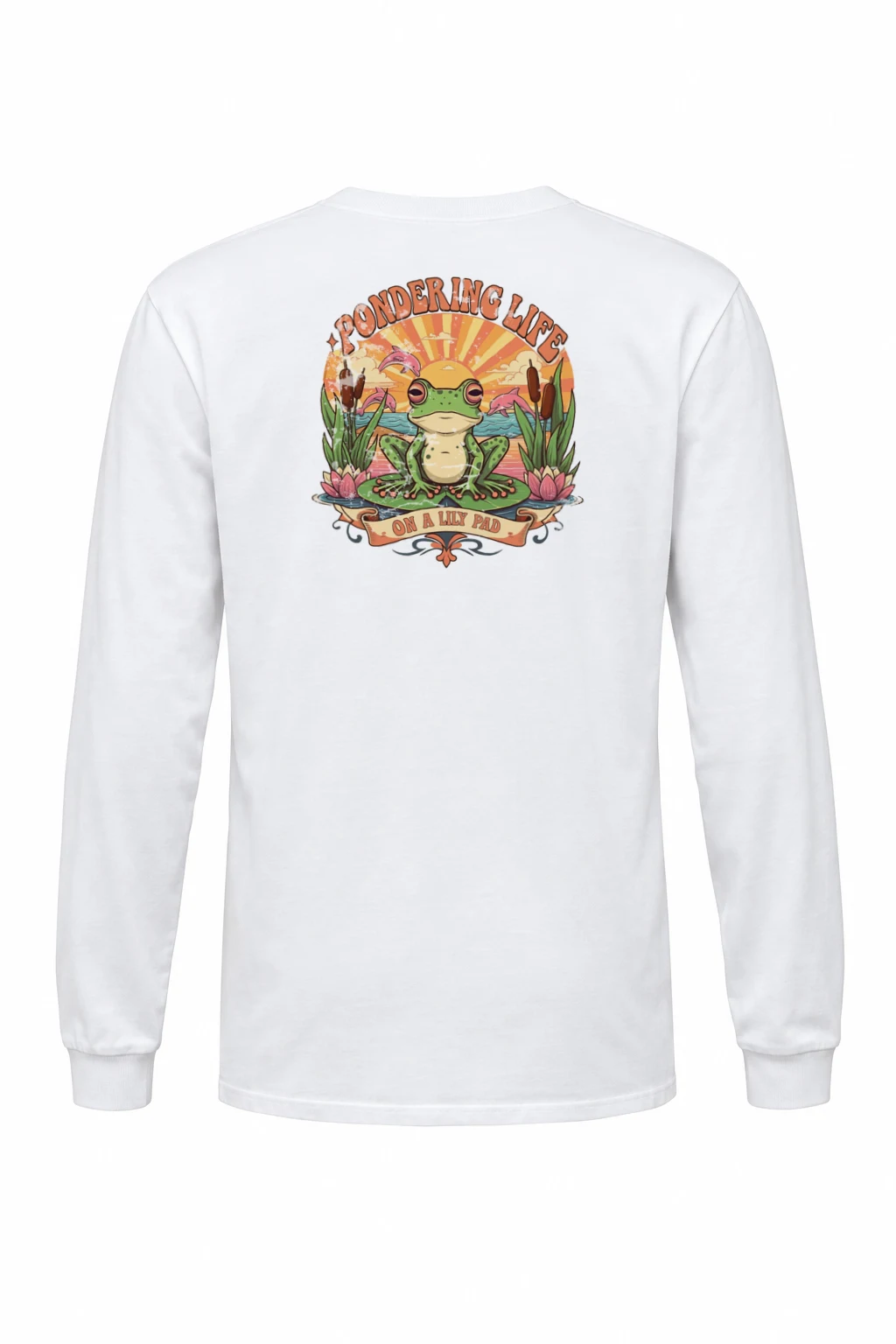 "Pondering Life" Unisex Longsleeve T-shirt | Gildan 2400