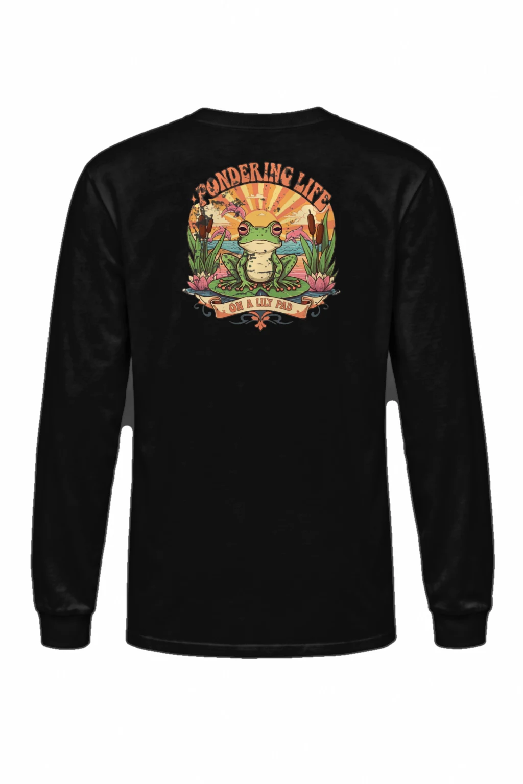 "Pondering Life" Unisex Longsleeve T-shirt | Gildan 2400