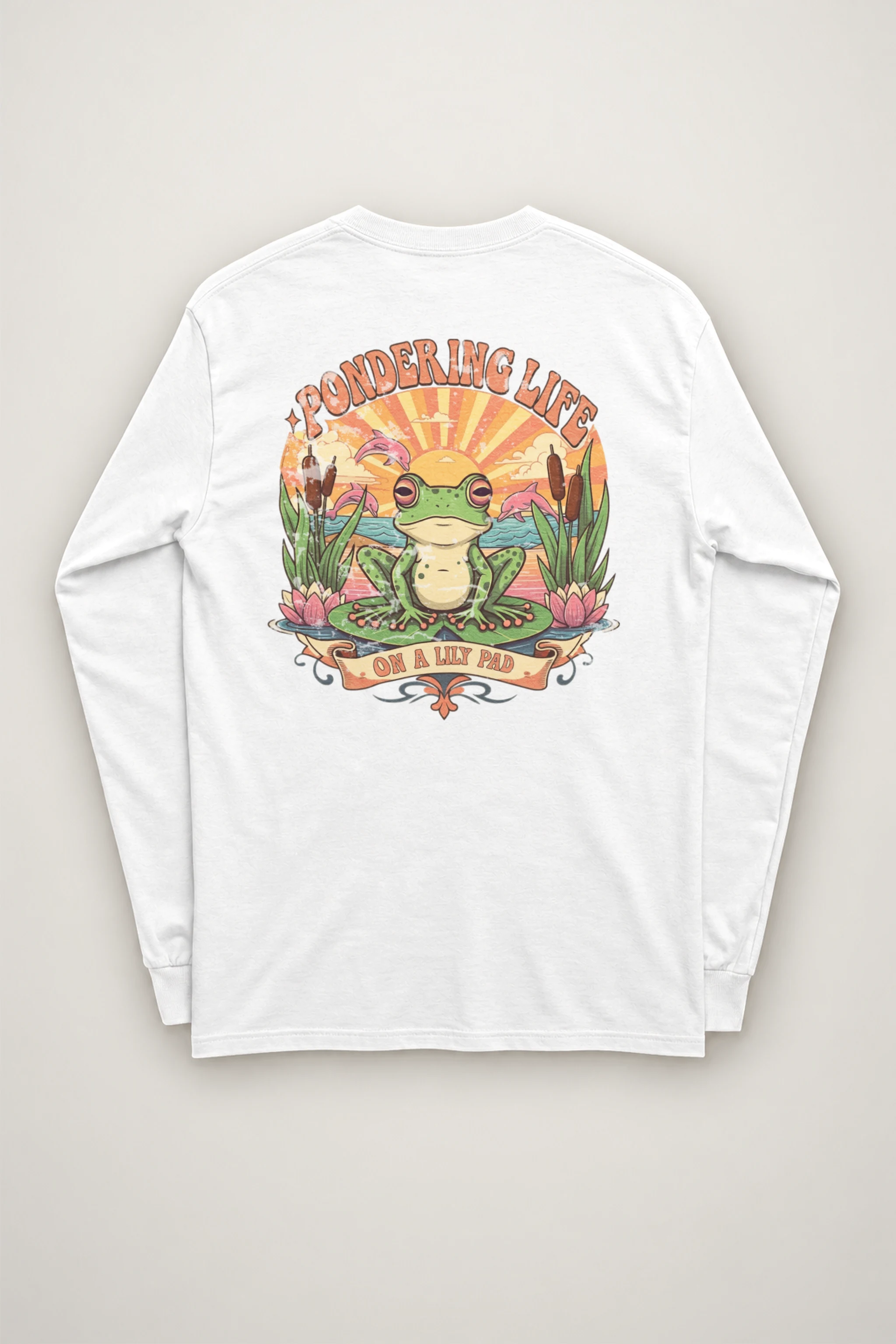 "Pondering Life" Unisex Longsleeve T-shirt