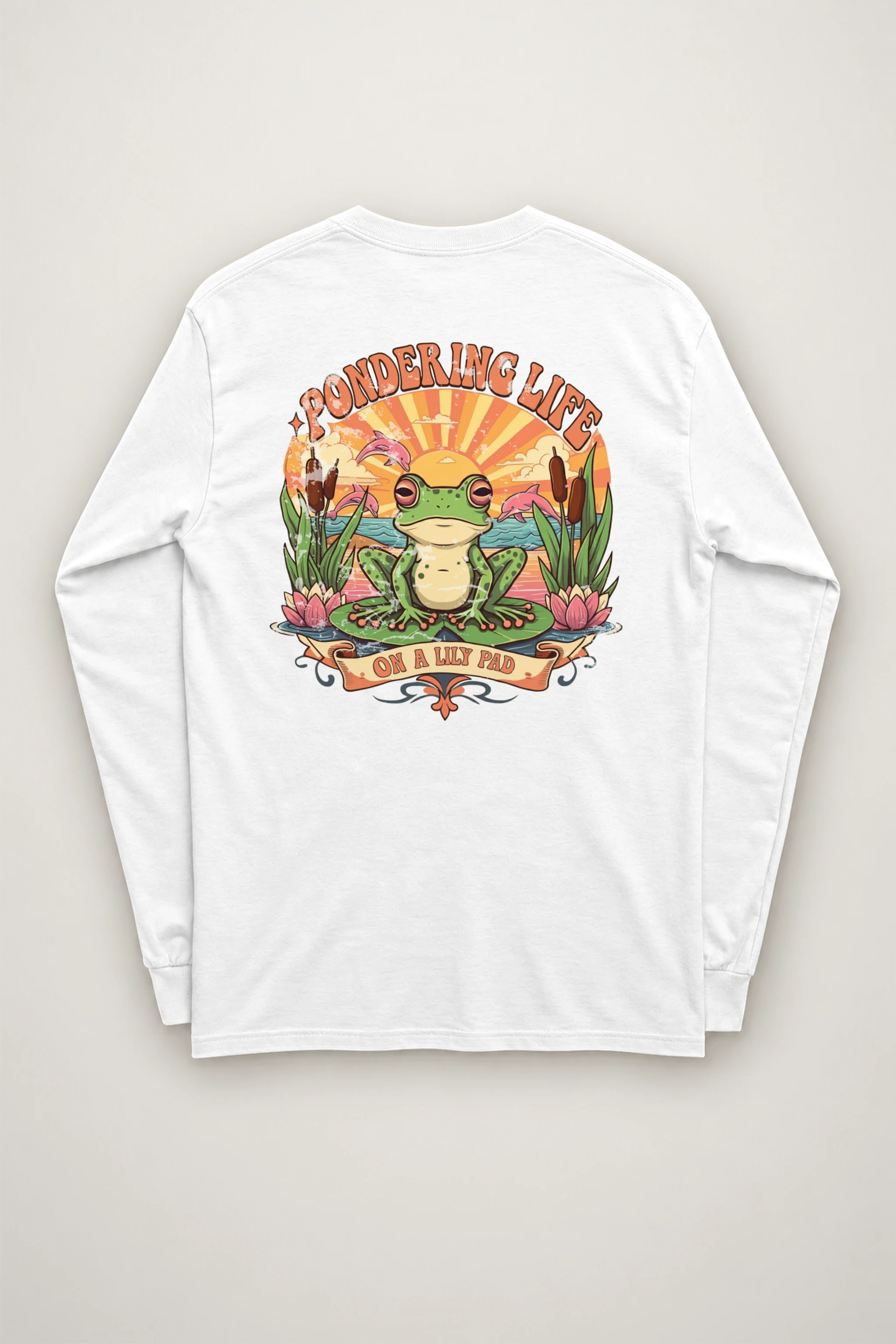 "Pondering Life" Unisex Longsleeve T-shirt