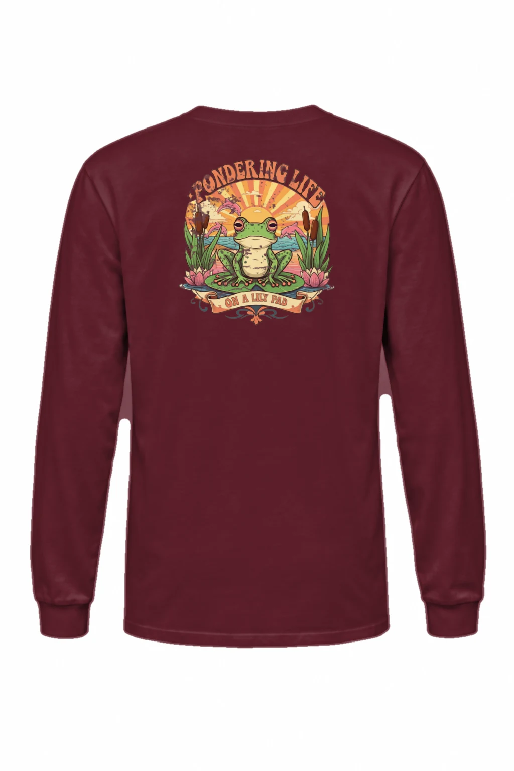 "Pondering Life" Unisex Longsleeve T-shirt | Gildan 2400