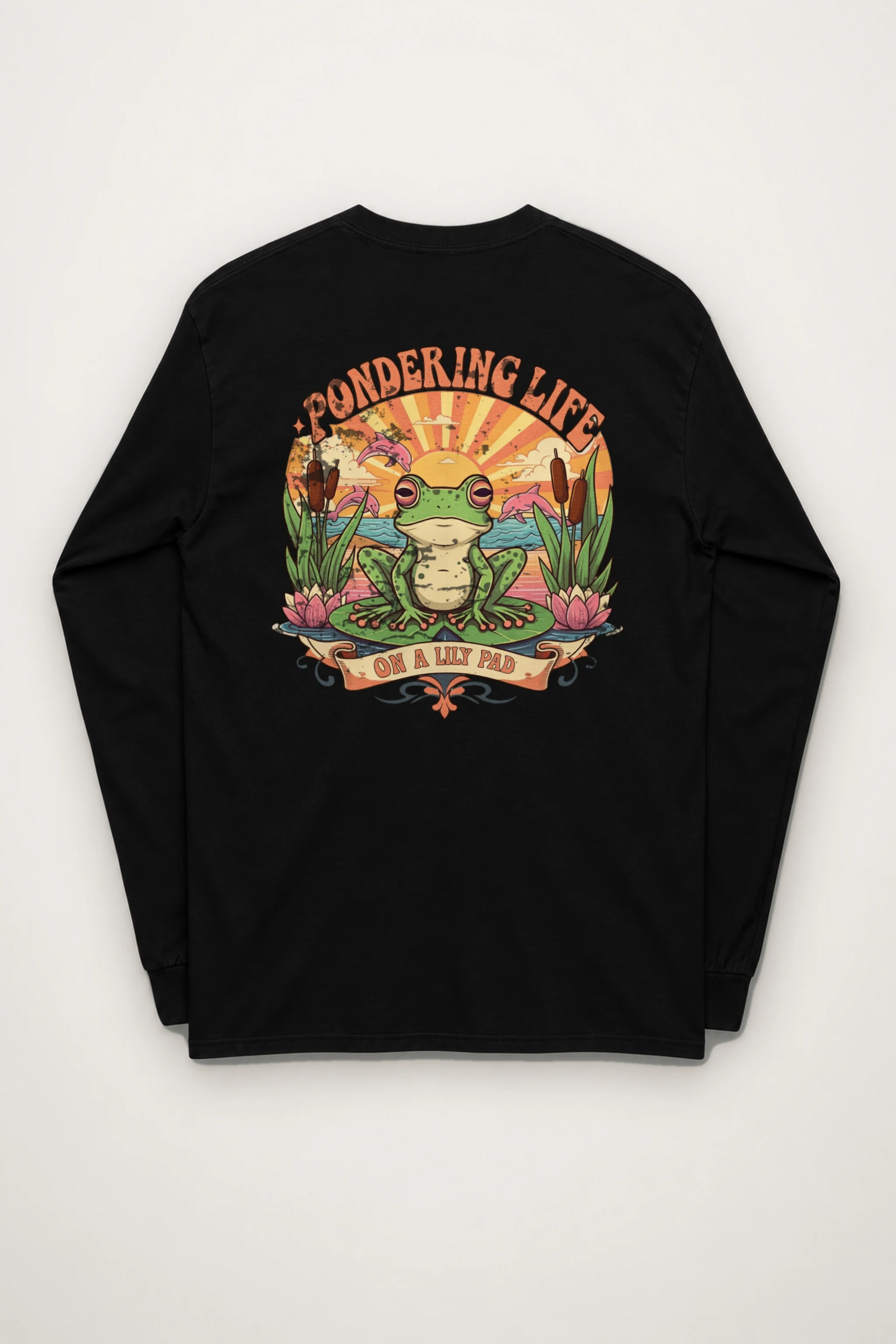 "Pondering Life" Unisex Longsleeve T-shirt