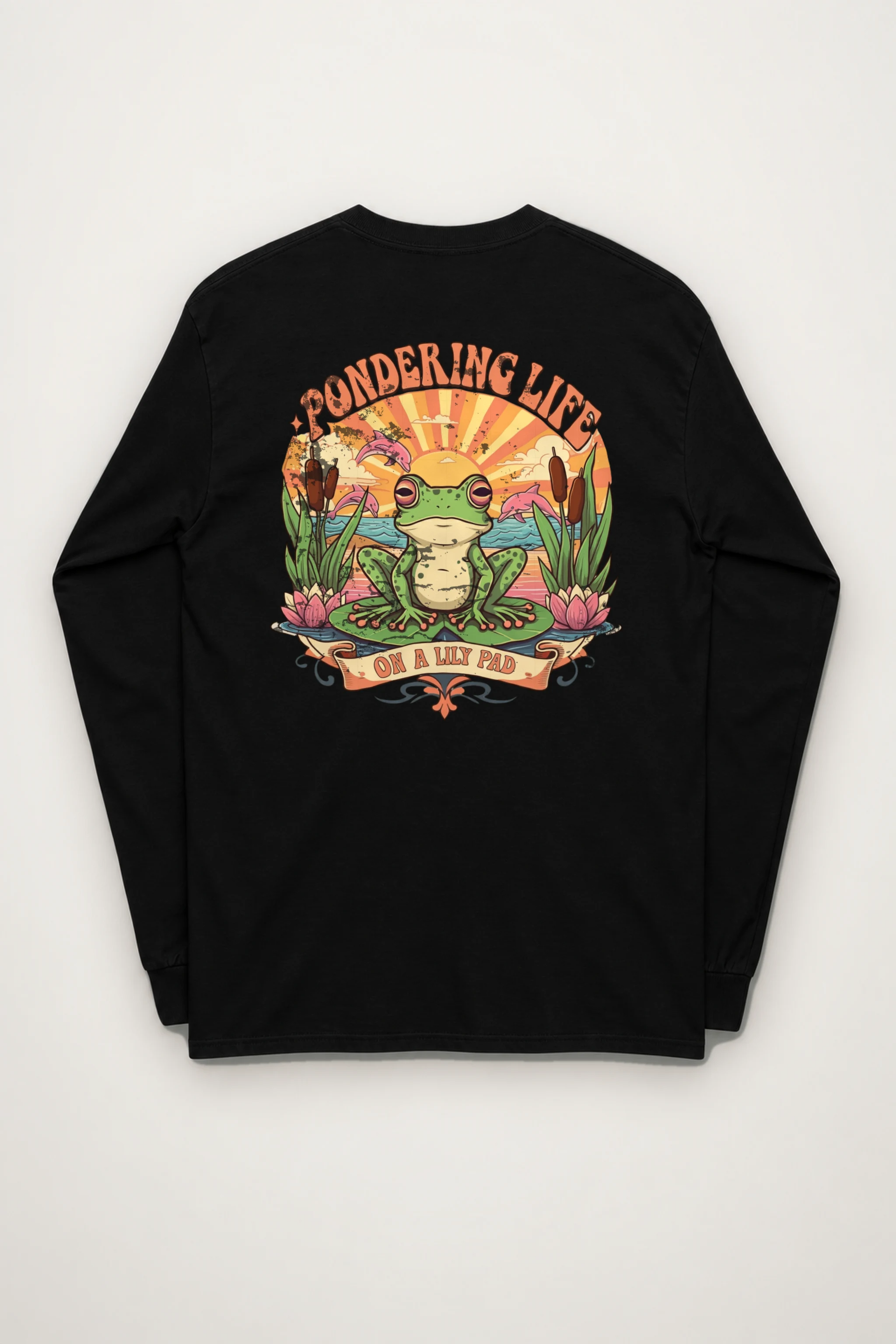 "Pondering Life" Unisex Longsleeve T-shirt