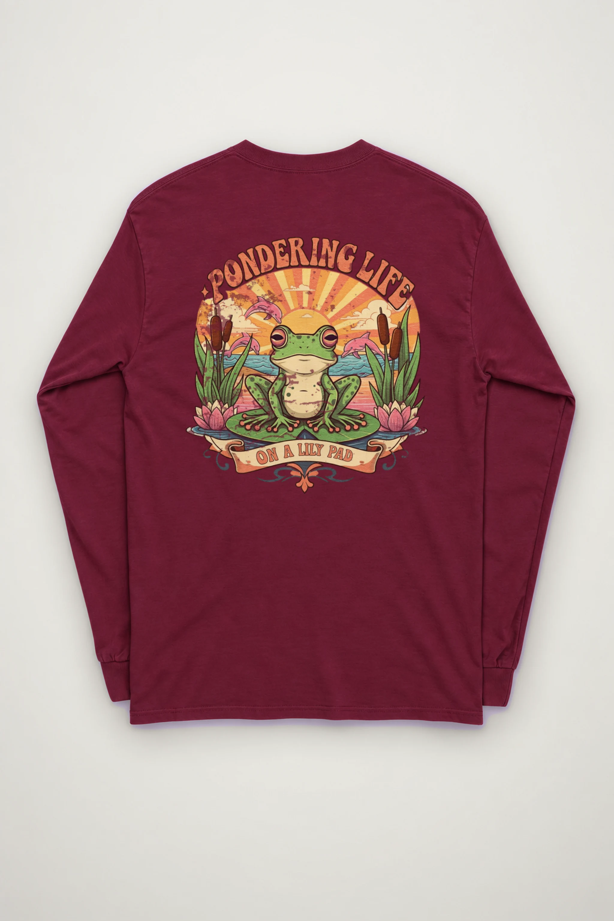 "Pondering Life" Unisex Longsleeve T-shirt