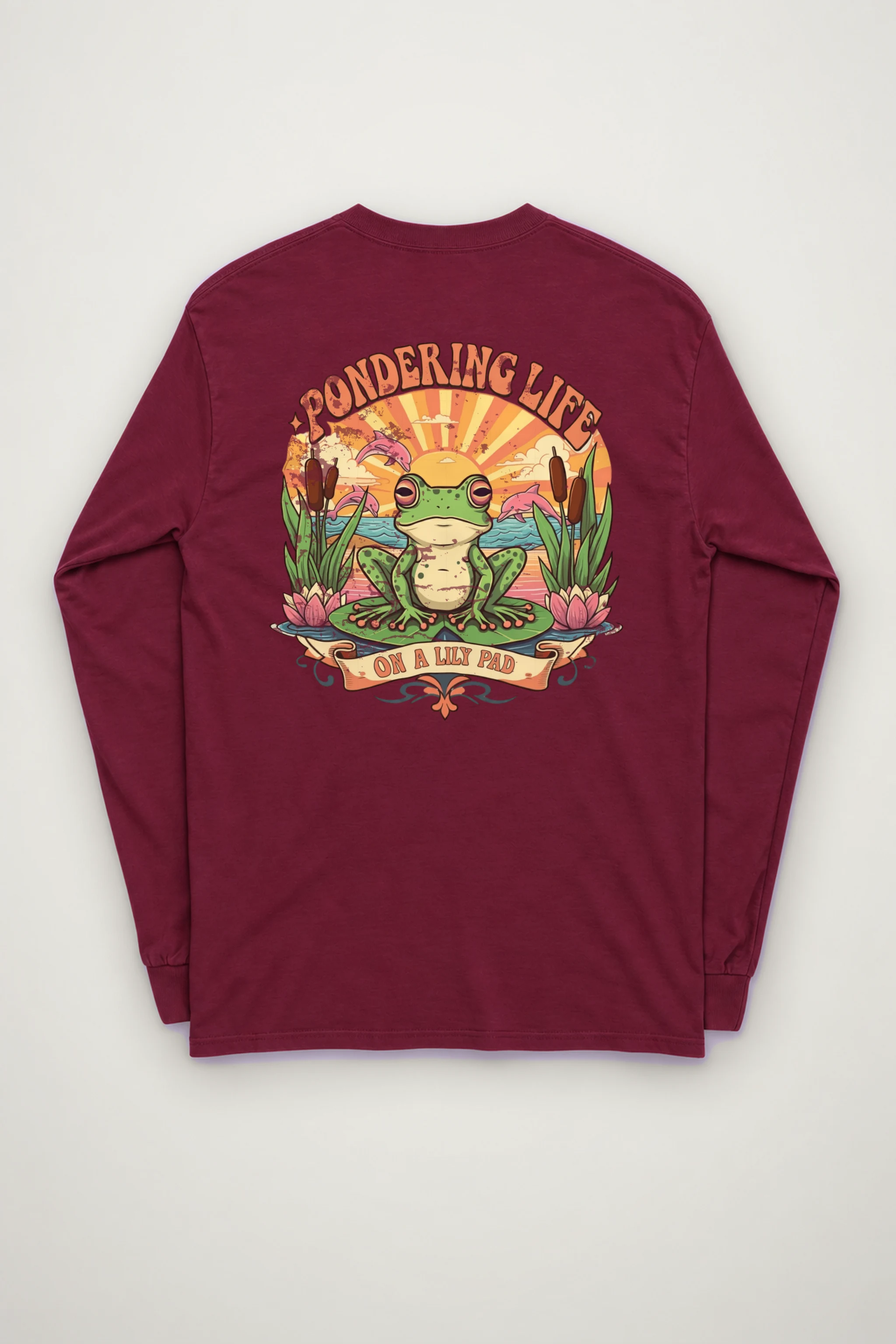"Pondering Life" Unisex Longsleeve T-shirt