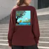 "Pondside Orange Bird" Unisex Longsleeve T-shirt | Gildan 2400