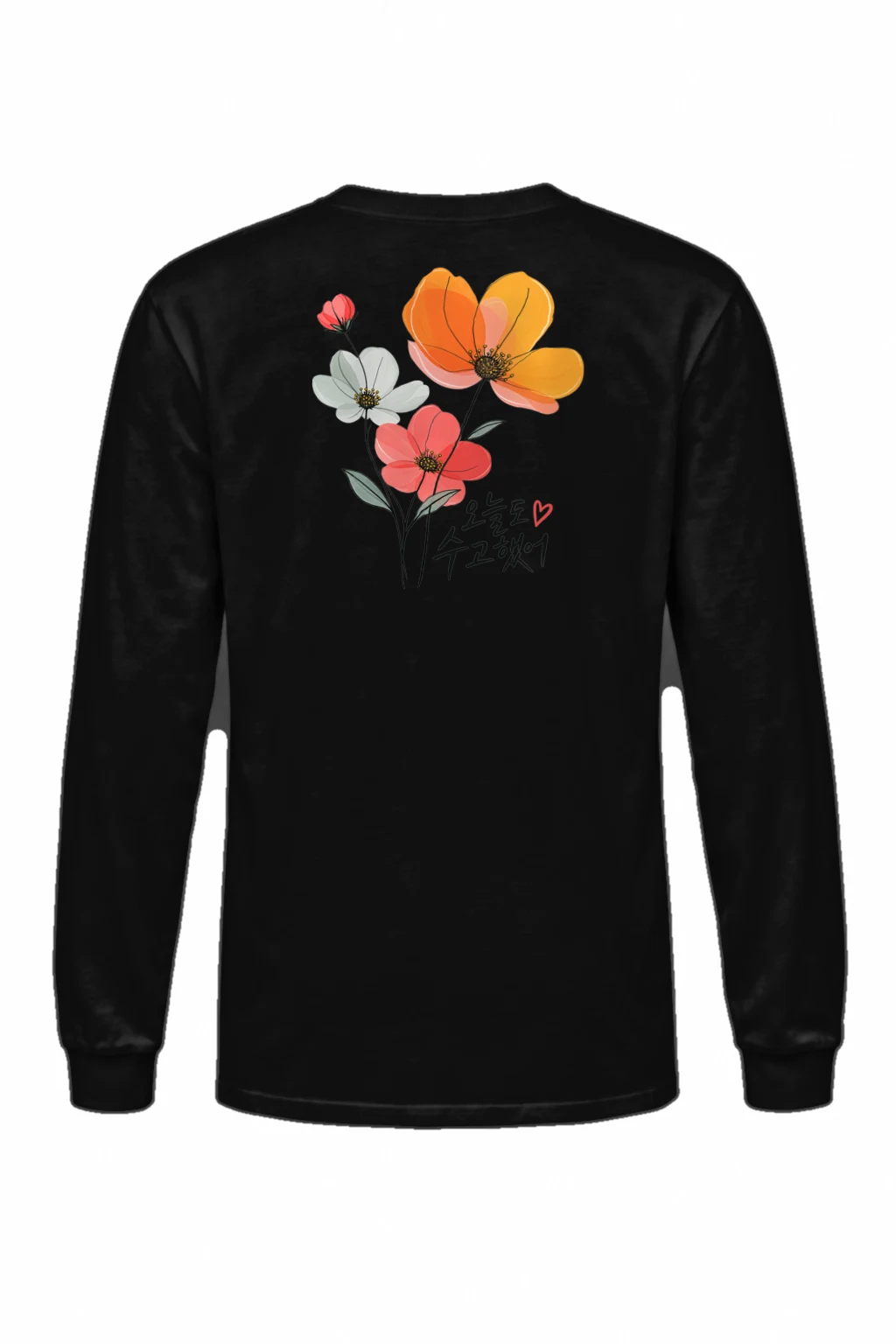 "Poppy Bouquet" Unisex Longsleeve T-shirt | Gildan 2400