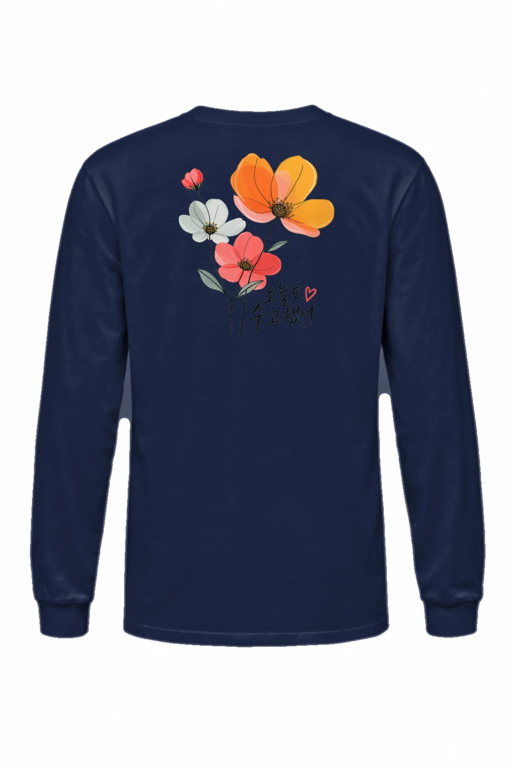 "Poppy Bouquet" Unisex Longsleeve T-shirt | Gildan 2400