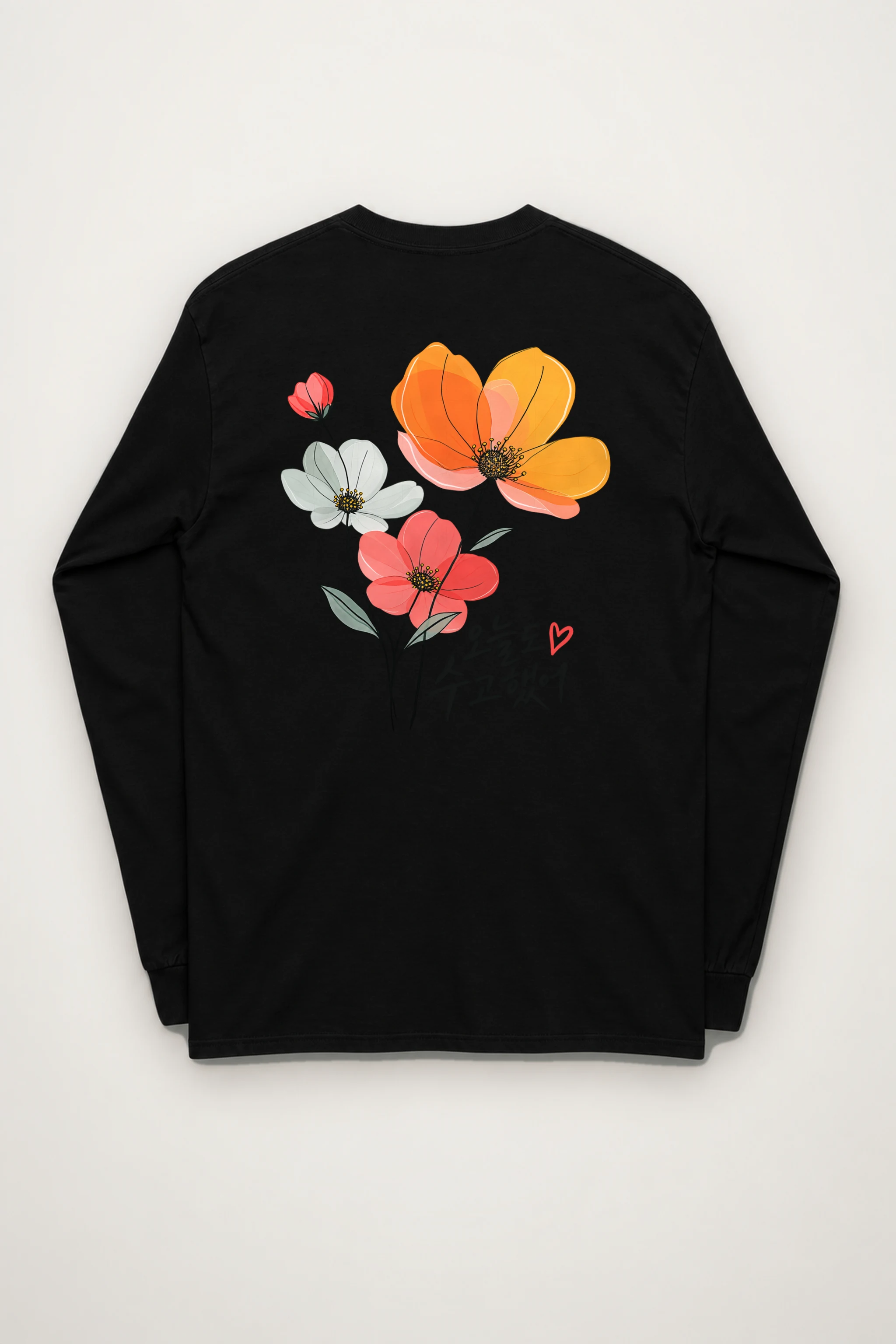 "Poppy Bouquet" Unisex Longsleeve T-shirt