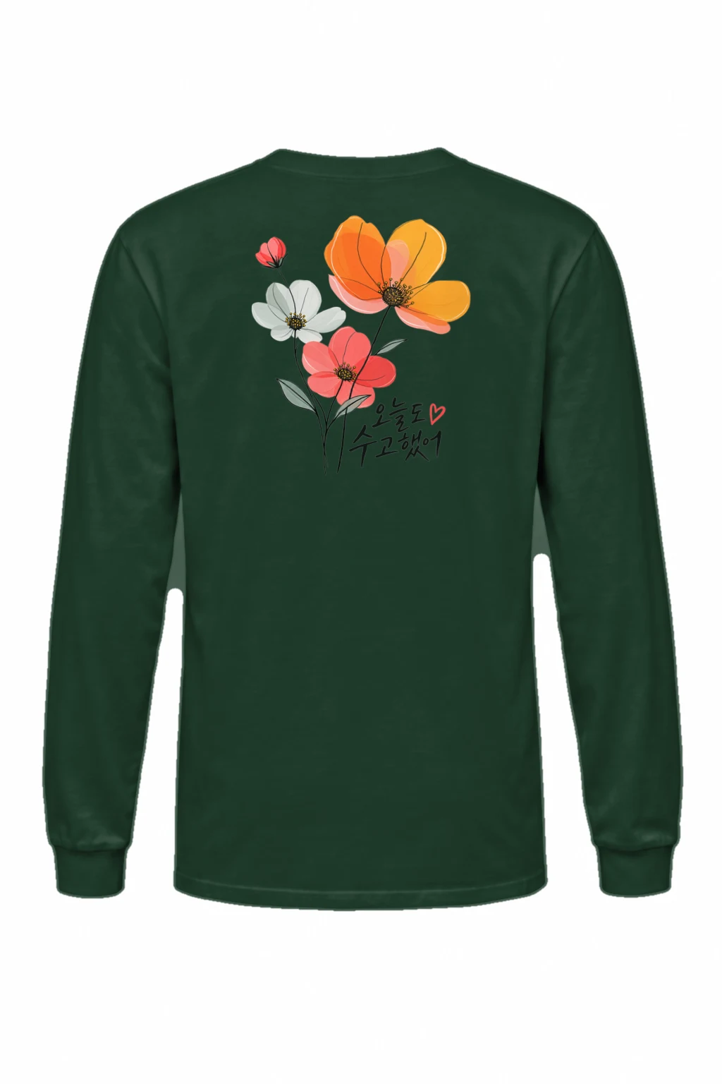 "Poppy Bouquet" Unisex Longsleeve T-shirt | Gildan 2400