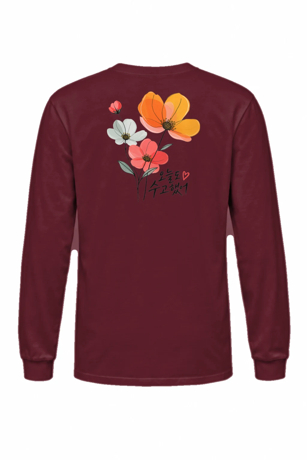 "Poppy Bouquet" Unisex Longsleeve T-shirt | Gildan 2400