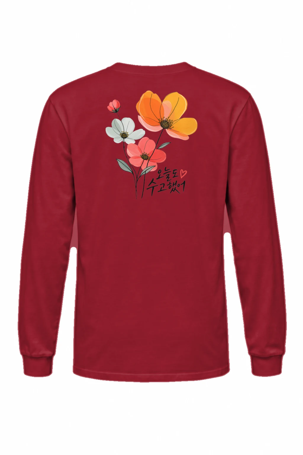 "Poppy Bouquet" Unisex Longsleeve T-shirt | Gildan 2400