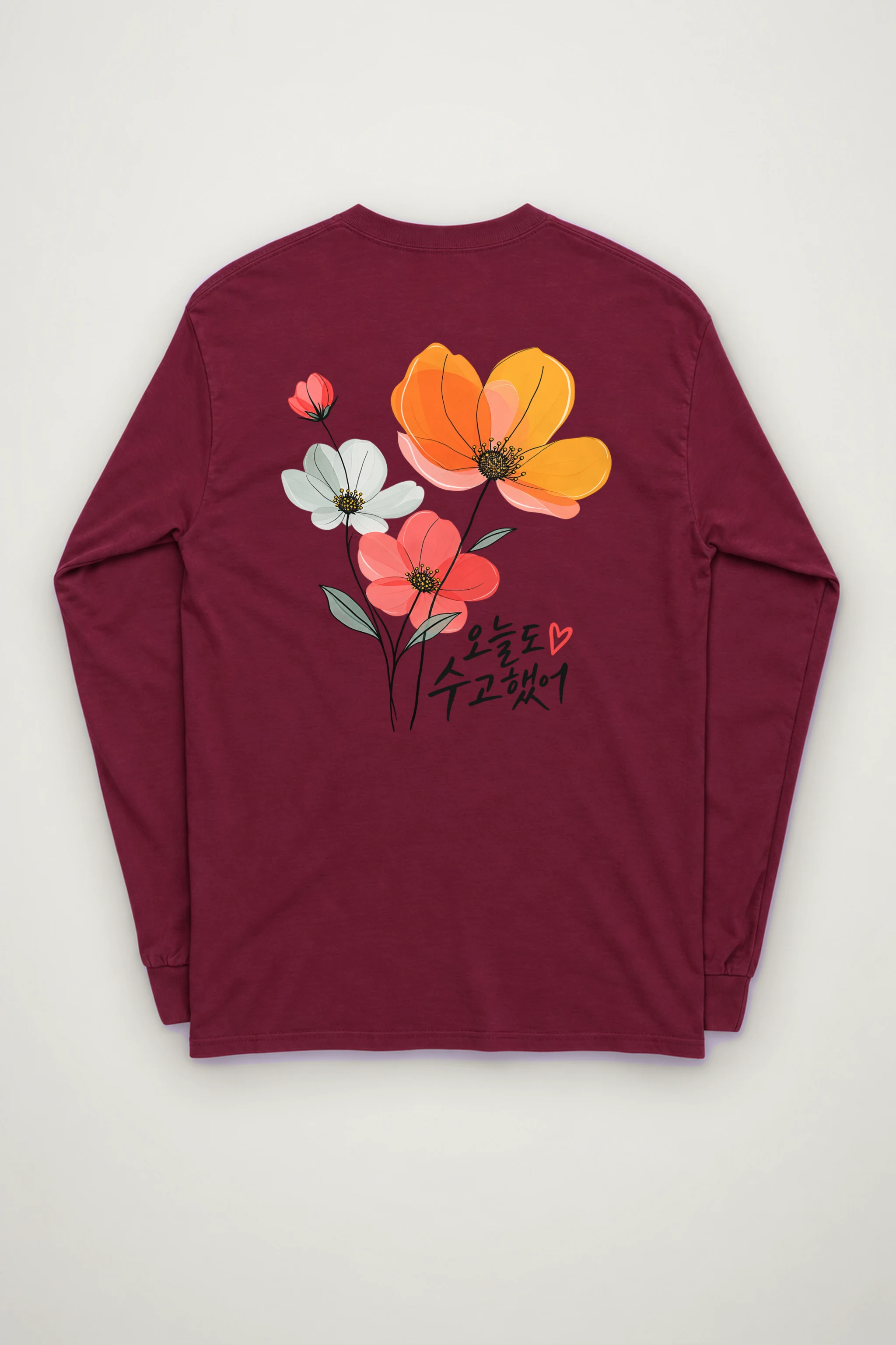 "Poppy Bouquet" Unisex Longsleeve T-shirt