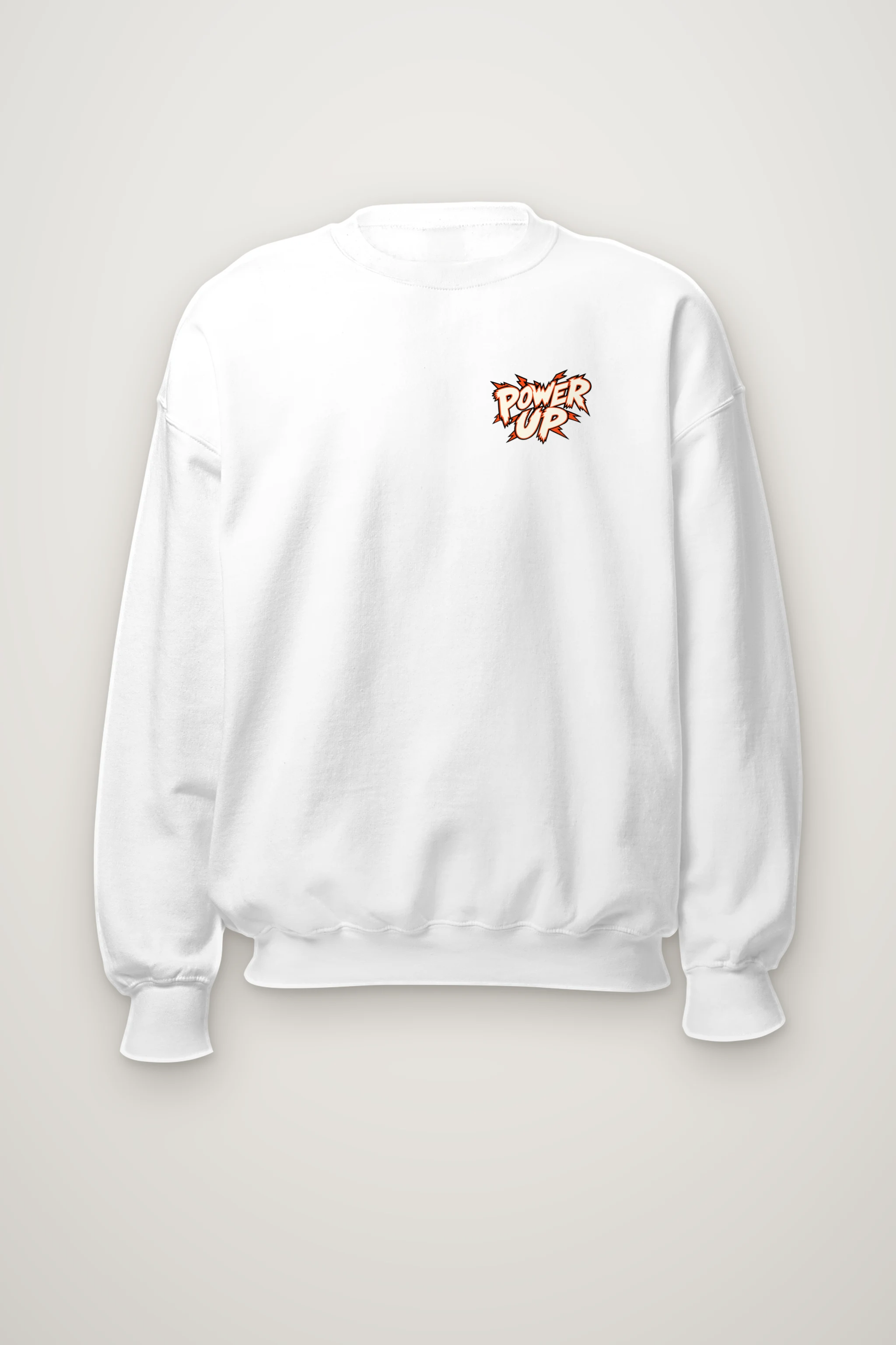 "Power Up Tiger" Heavy Blend Unisex Crewneck Sweatshirt