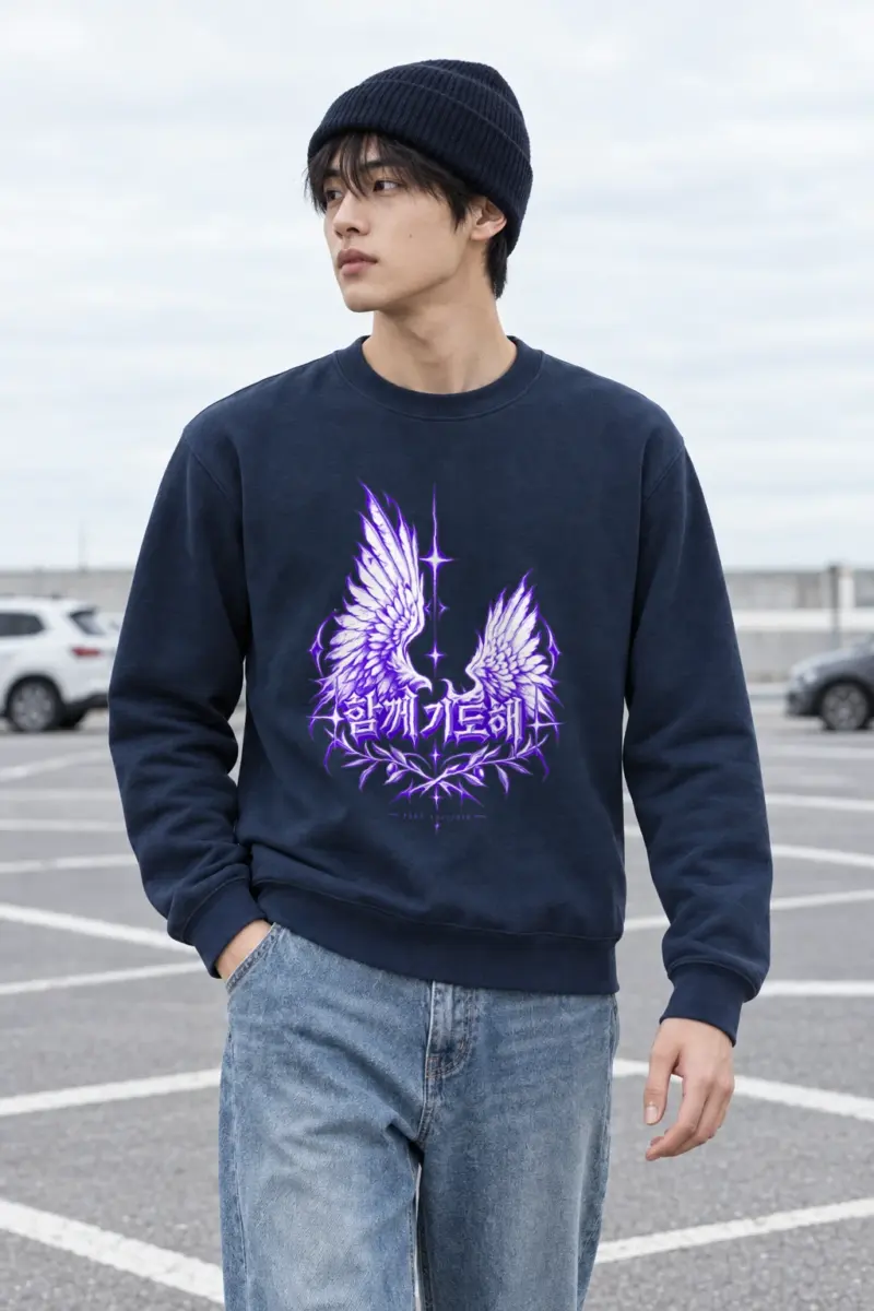 "Pray Together" Heavy Blend Unisex Crewneck Sweatshirt