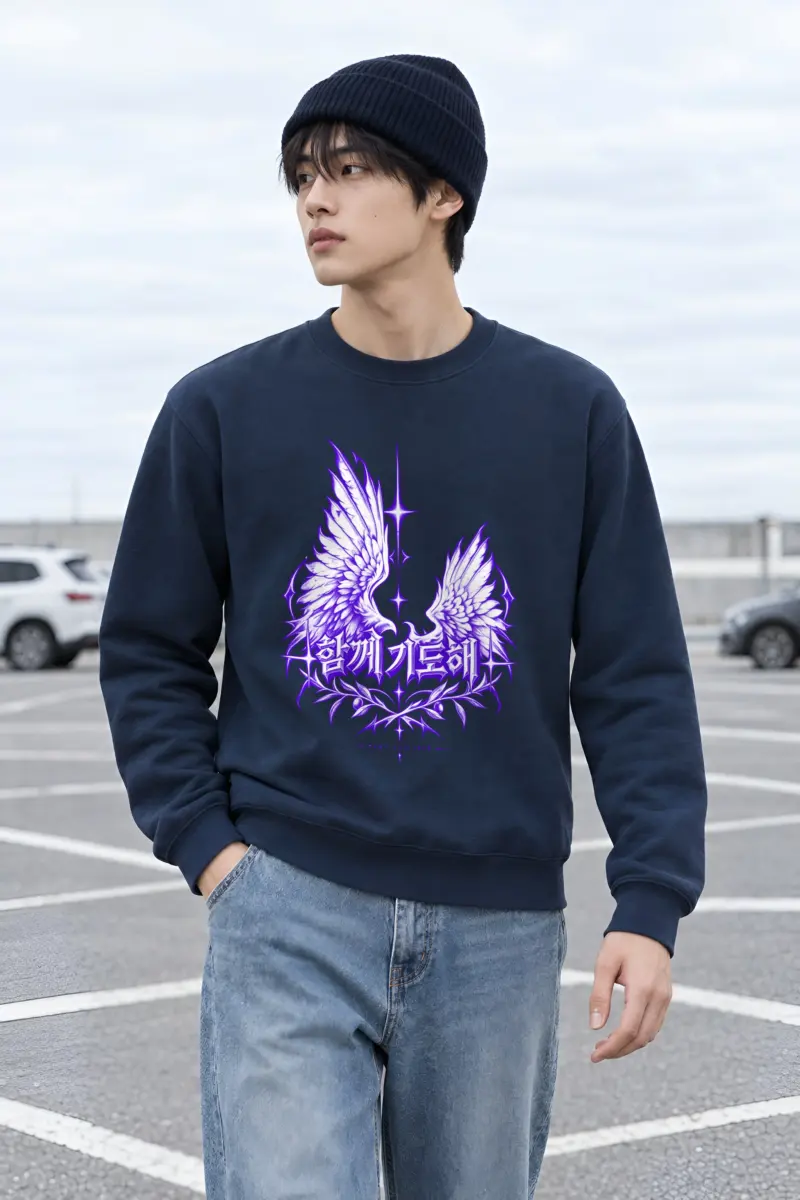 "Pray Together" Heavy Blend Unisex Crewneck Sweatshirt