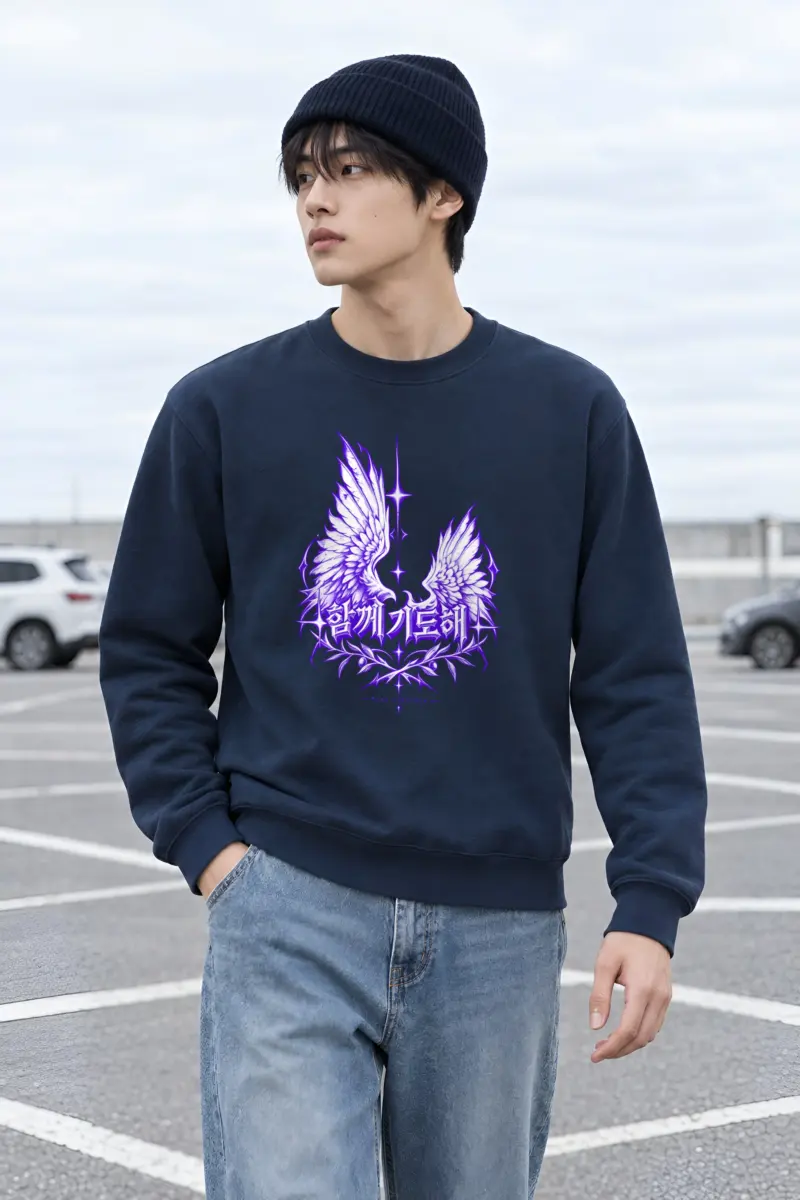 "Pray Together" Heavy Blend Unisex Crewneck Sweatshirt