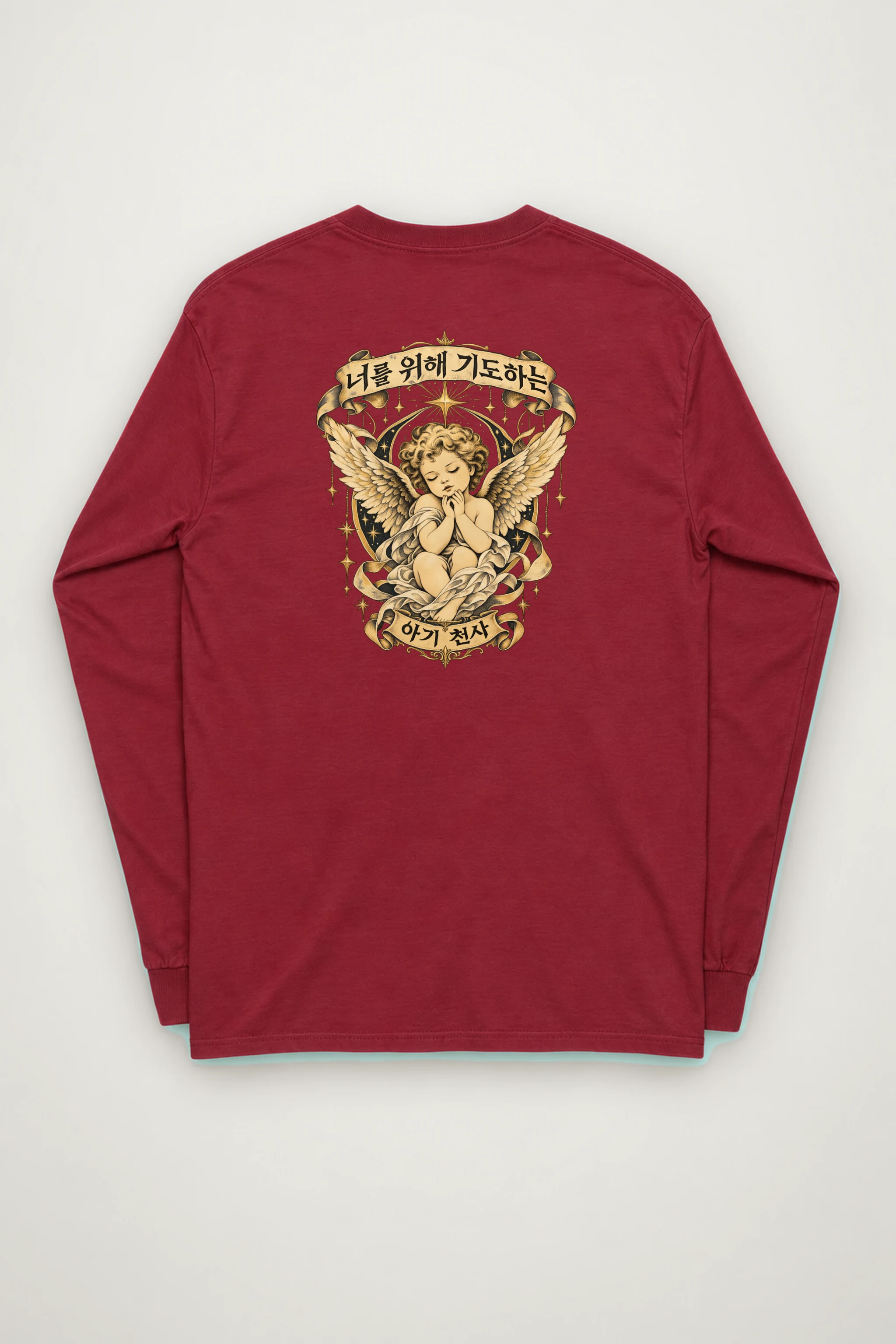 "Praying Baby Angel" Unisex Longsleeve T-shirt