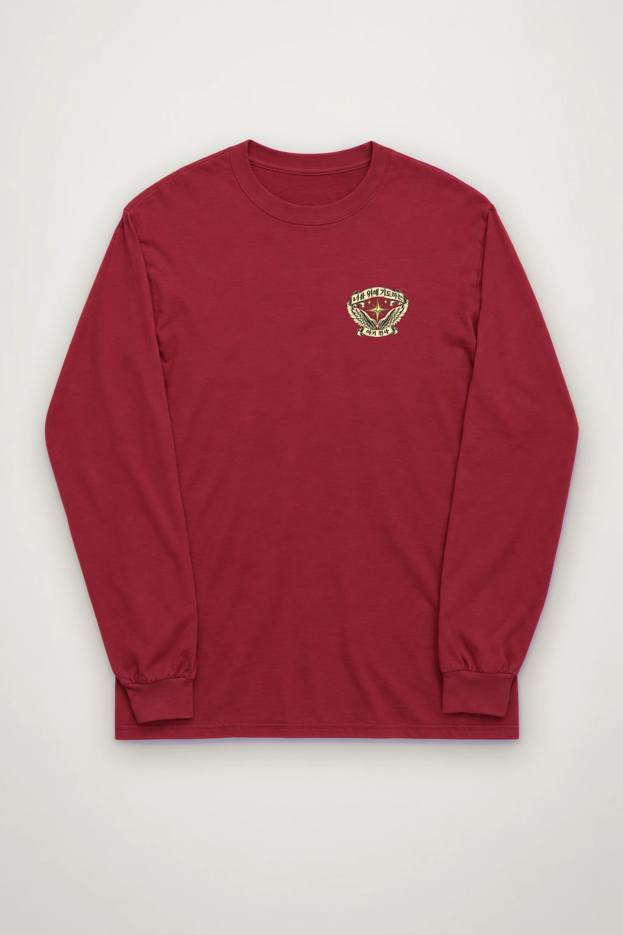 "Praying Baby Angel" Unisex Longsleeve T-shirt