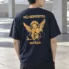 "Praying Cherub" Heavyweight Unisex Crewneck T-shirt | Gildan 5000