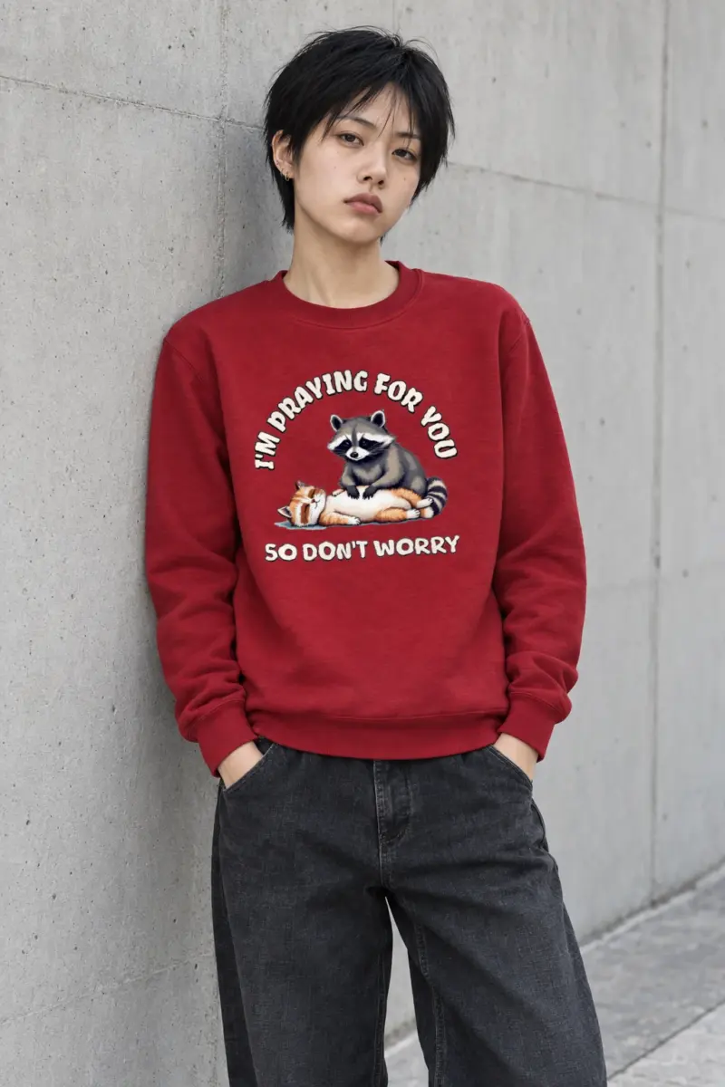 "Praying For You" Heavy Blend Unisex Crewneck Sweatshirt