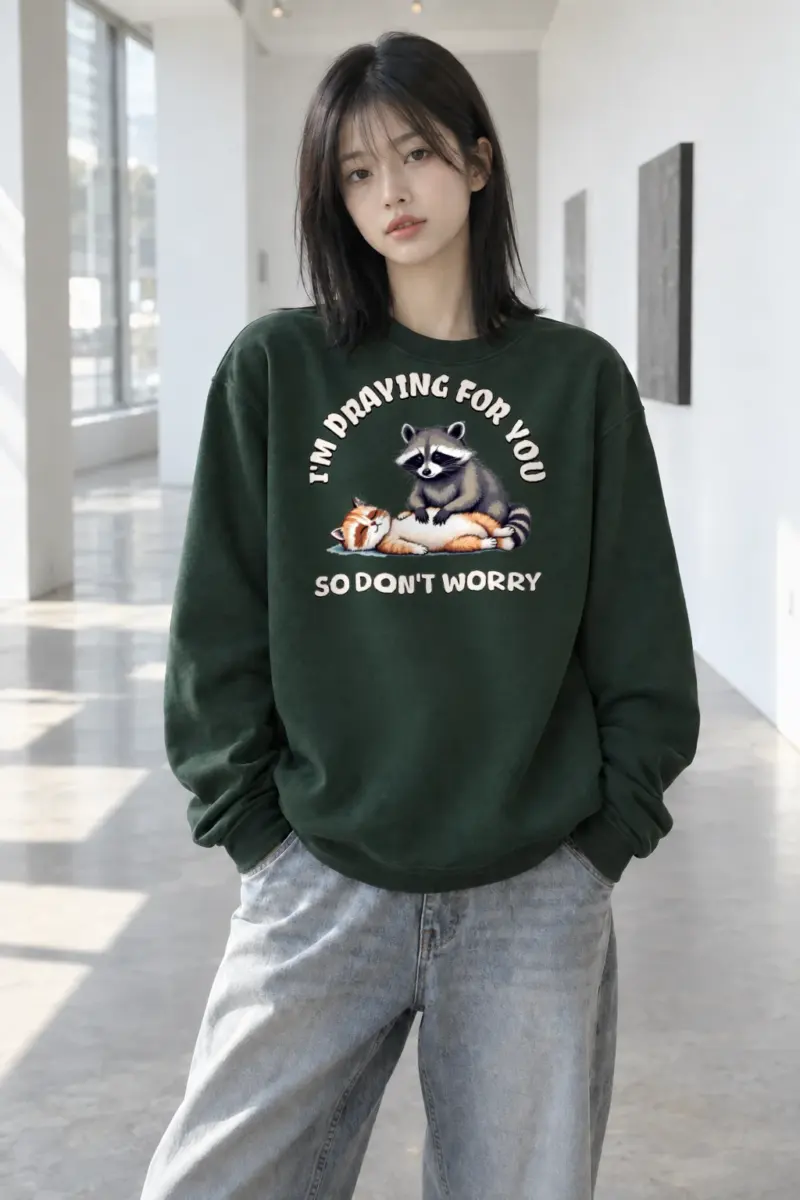 "Praying For You" Heavy Blend Unisex Crewneck Sweatshirt | Gildan 18000