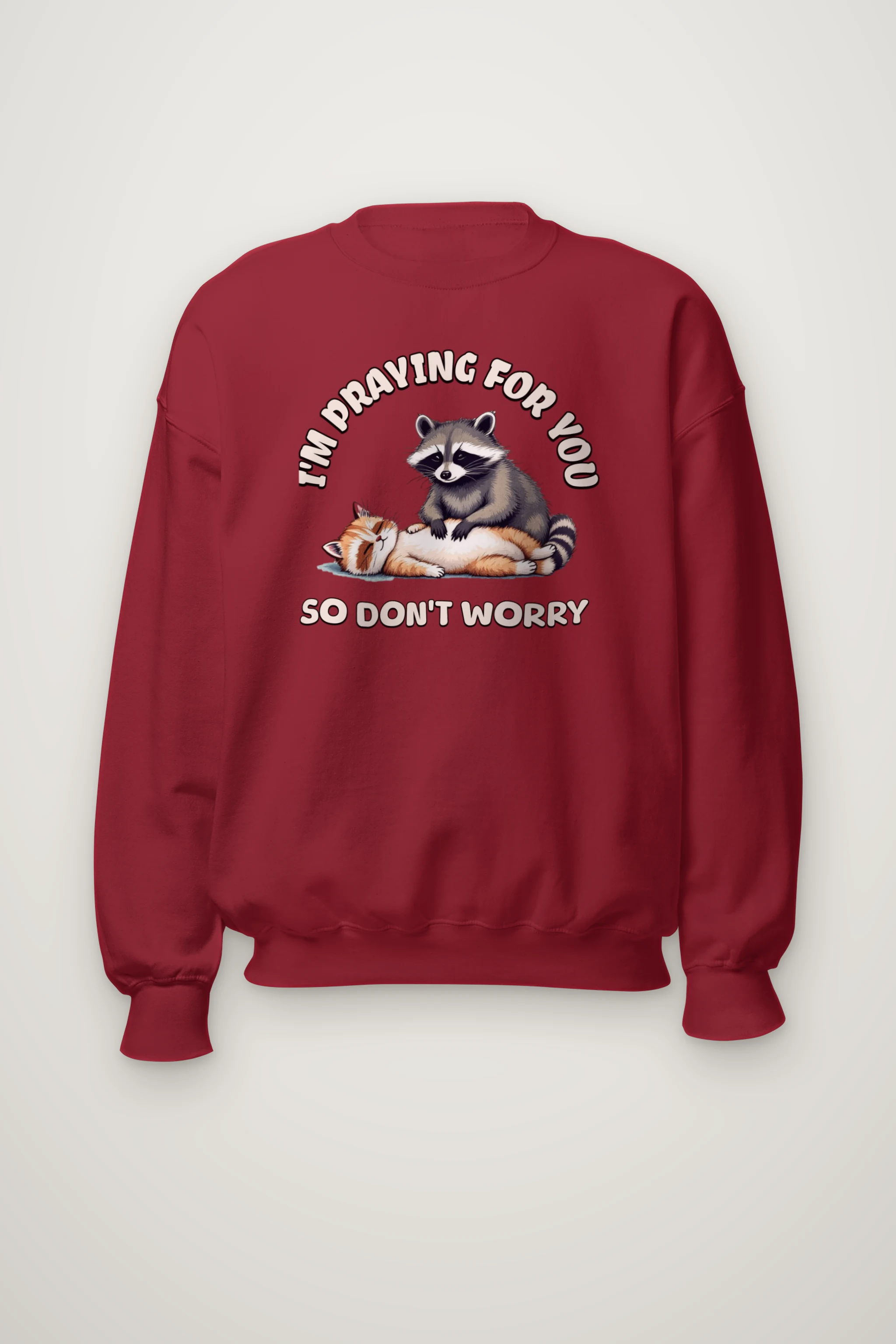 "Praying For You" Heavy Blend Unisex Crewneck Sweatshirt