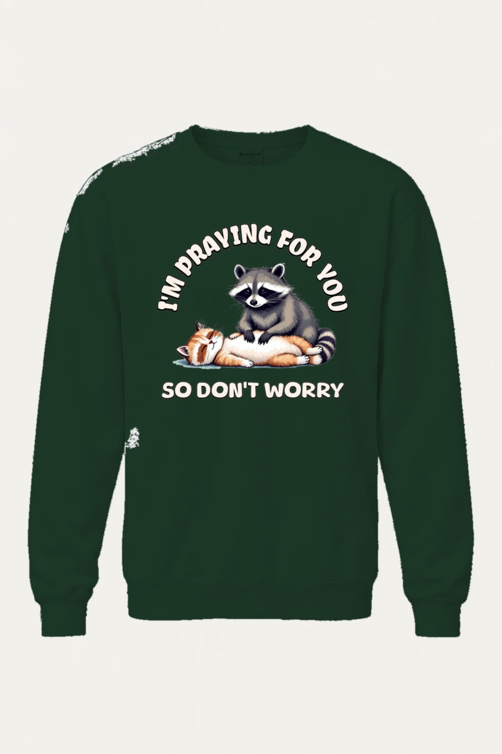 "Praying For You" Heavy Blend Unisex Crewneck Sweatshirt | Gildan 18000