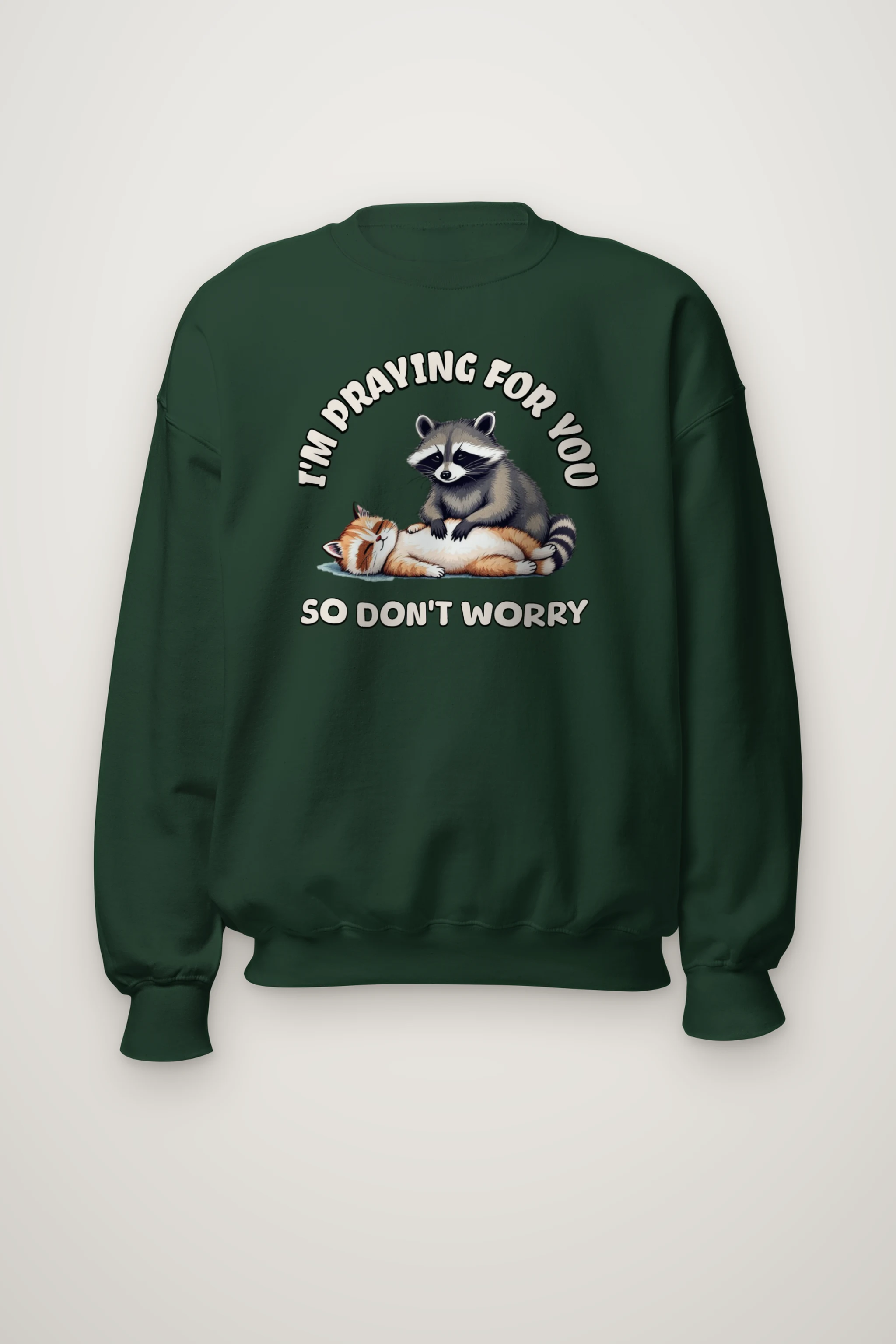 "Praying For You" Heavy Blend Unisex Crewneck Sweatshirt