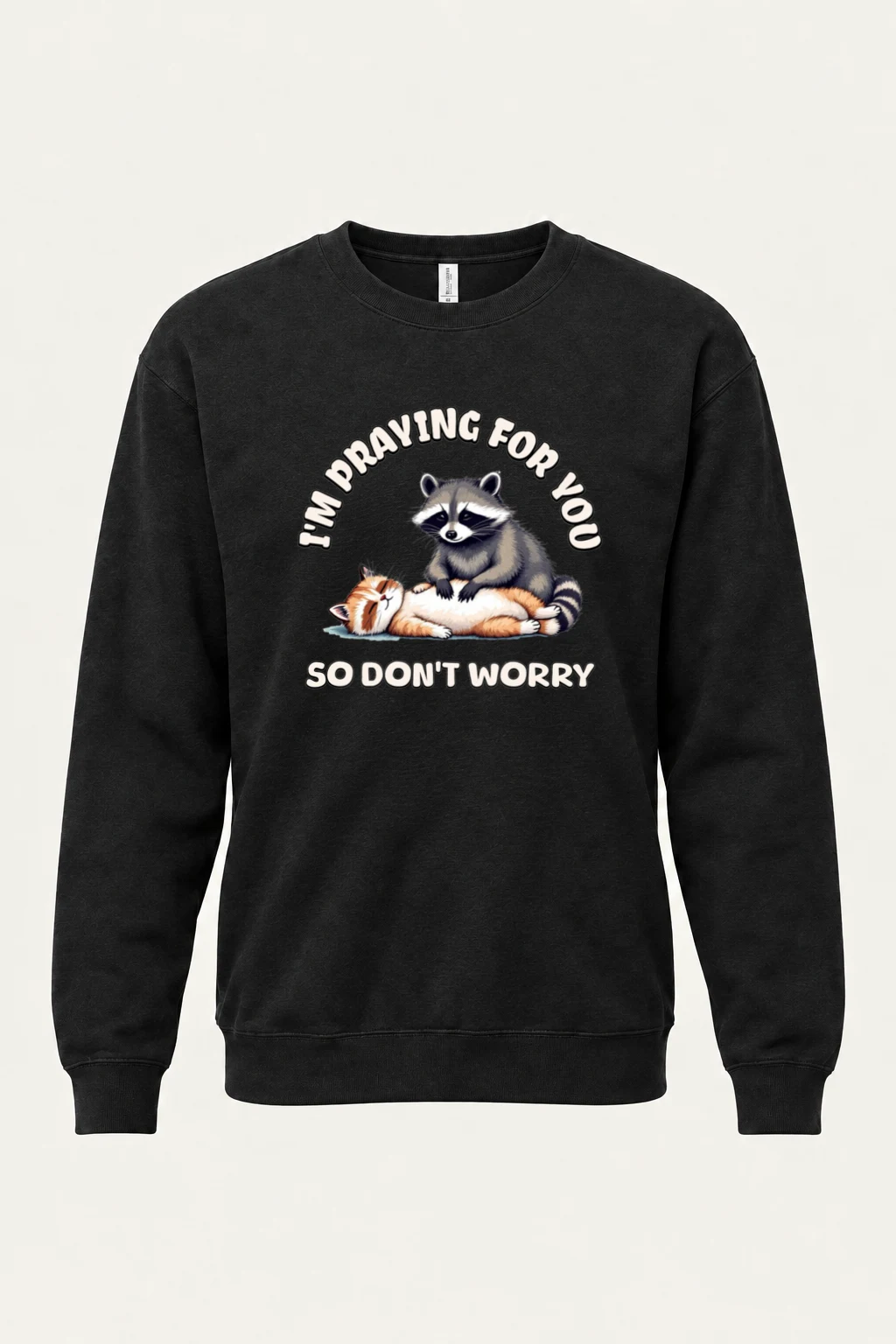 "Praying For You" Heavy Blend Unisex Crewneck Sweatshirt | Gildan 18000