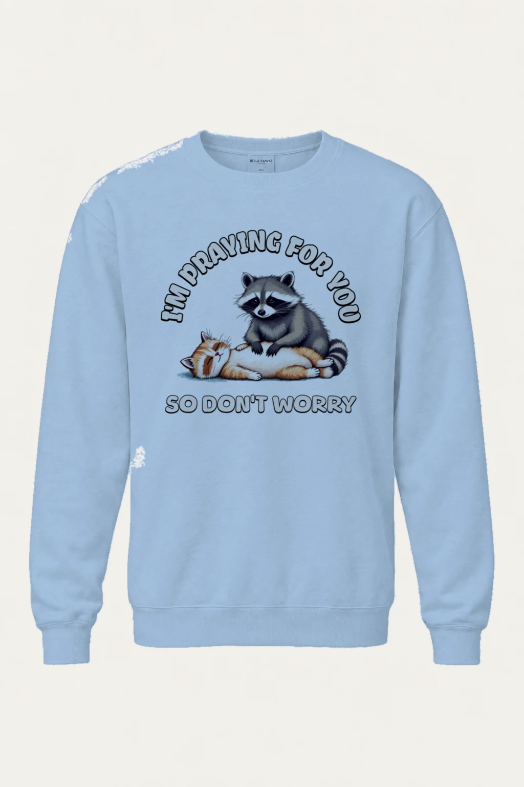 "Praying For You" Heavy Blend Unisex Crewneck Sweatshirt | Gildan 18000