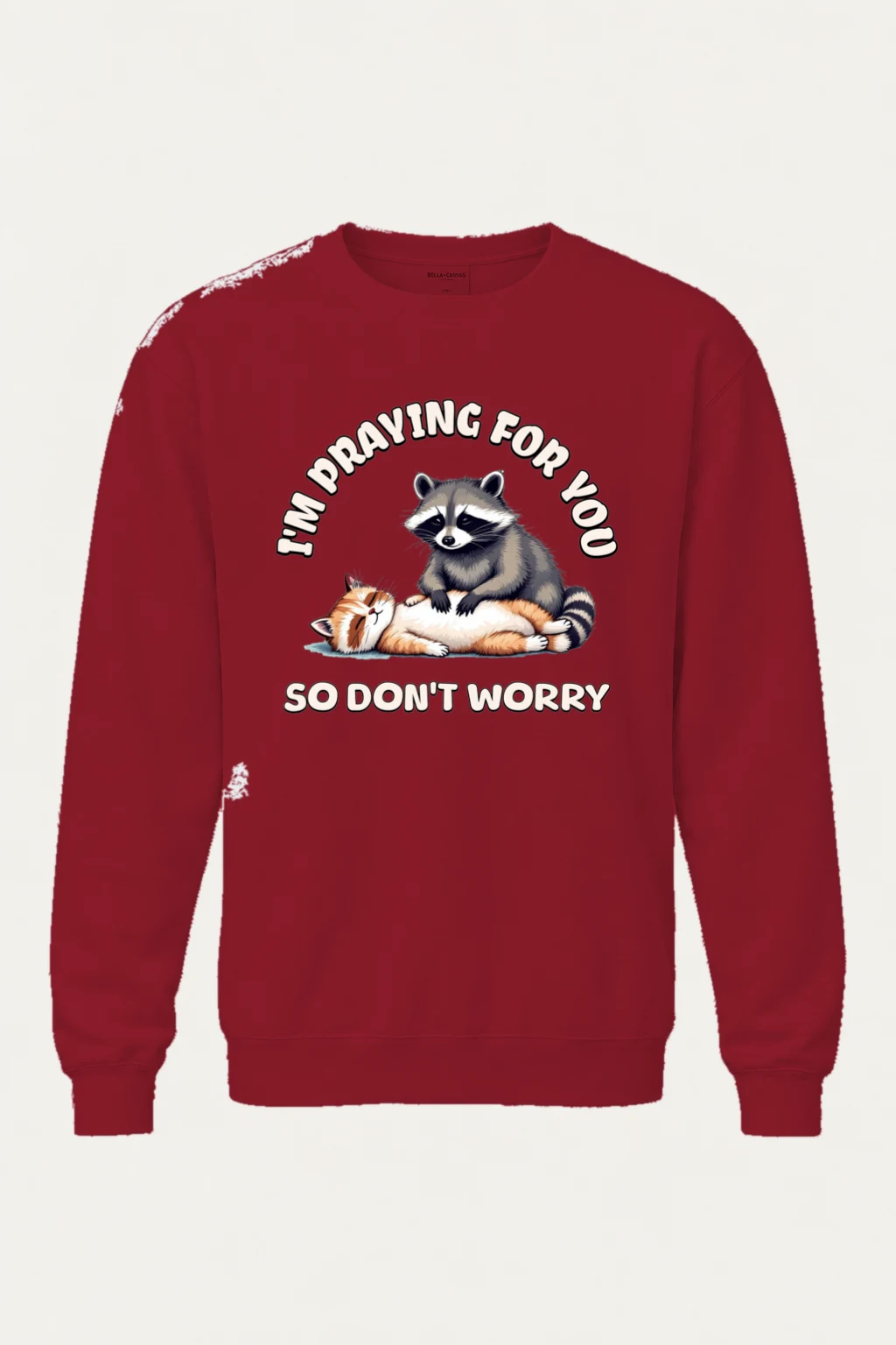 "Praying For You" Heavy Blend Unisex Crewneck Sweatshirt | Gildan 18000