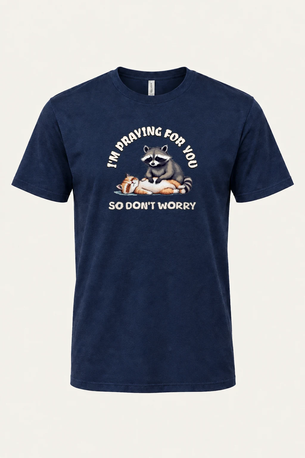 "Praying For You" Heavyweight Unisex Crewneck T-shirt | Gildan 5000