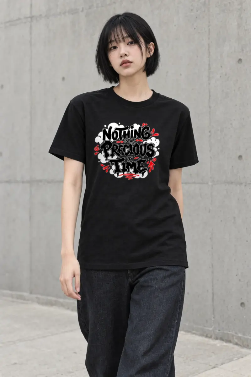 "Precious As Time" Heavyweight Unisex Crewneck T-shirt | Gildan 5000