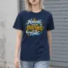 "Gold Hourglass Graffiti" Heavyweight Unisex Crewneck T-shirt