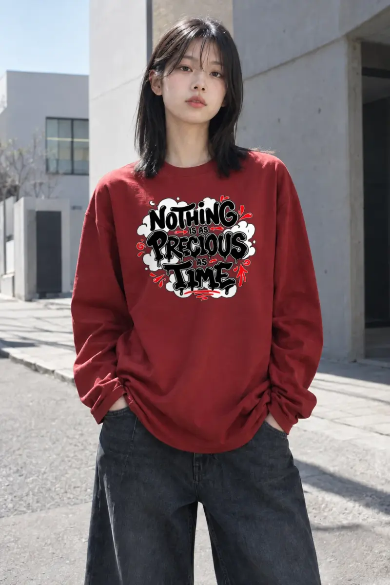 "Precious As Time" Unisex Longsleeve T-shirt | Gildan 2400