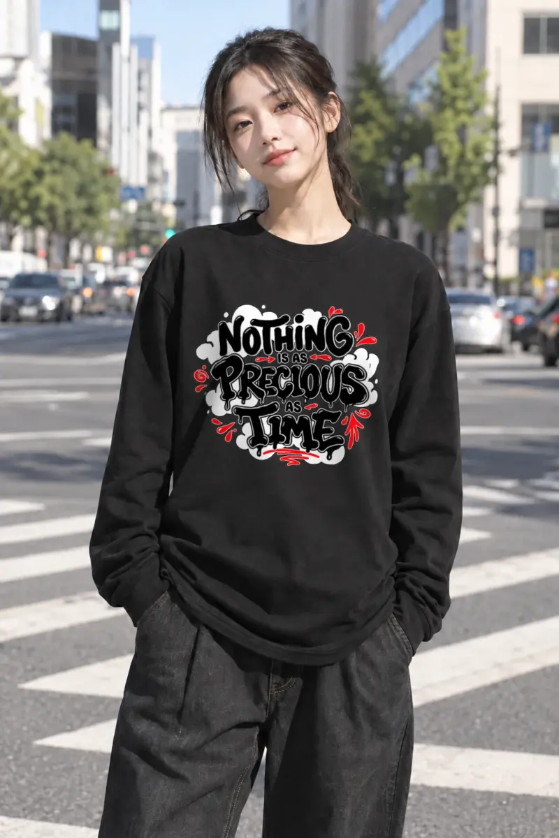 "Precious As Time" Unisex Longsleeve T-shirt | Gildan 2400
