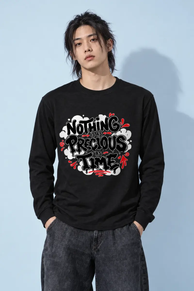 "Precious As Time" Unisex Longsleeve T-shirt