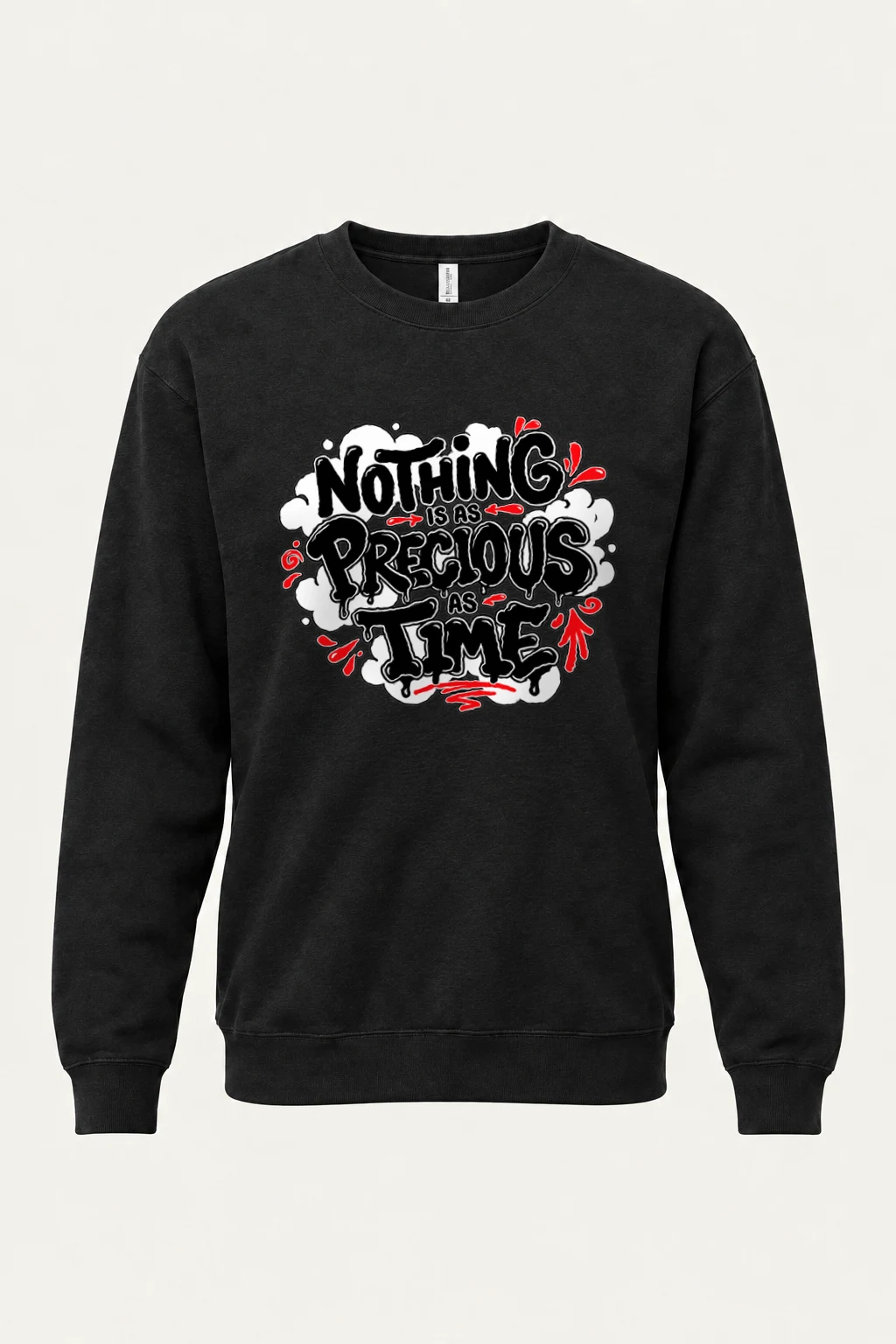 "Precious Time" Heavy Blend Unisex Crewneck Sweatshirt | Gildan 18000